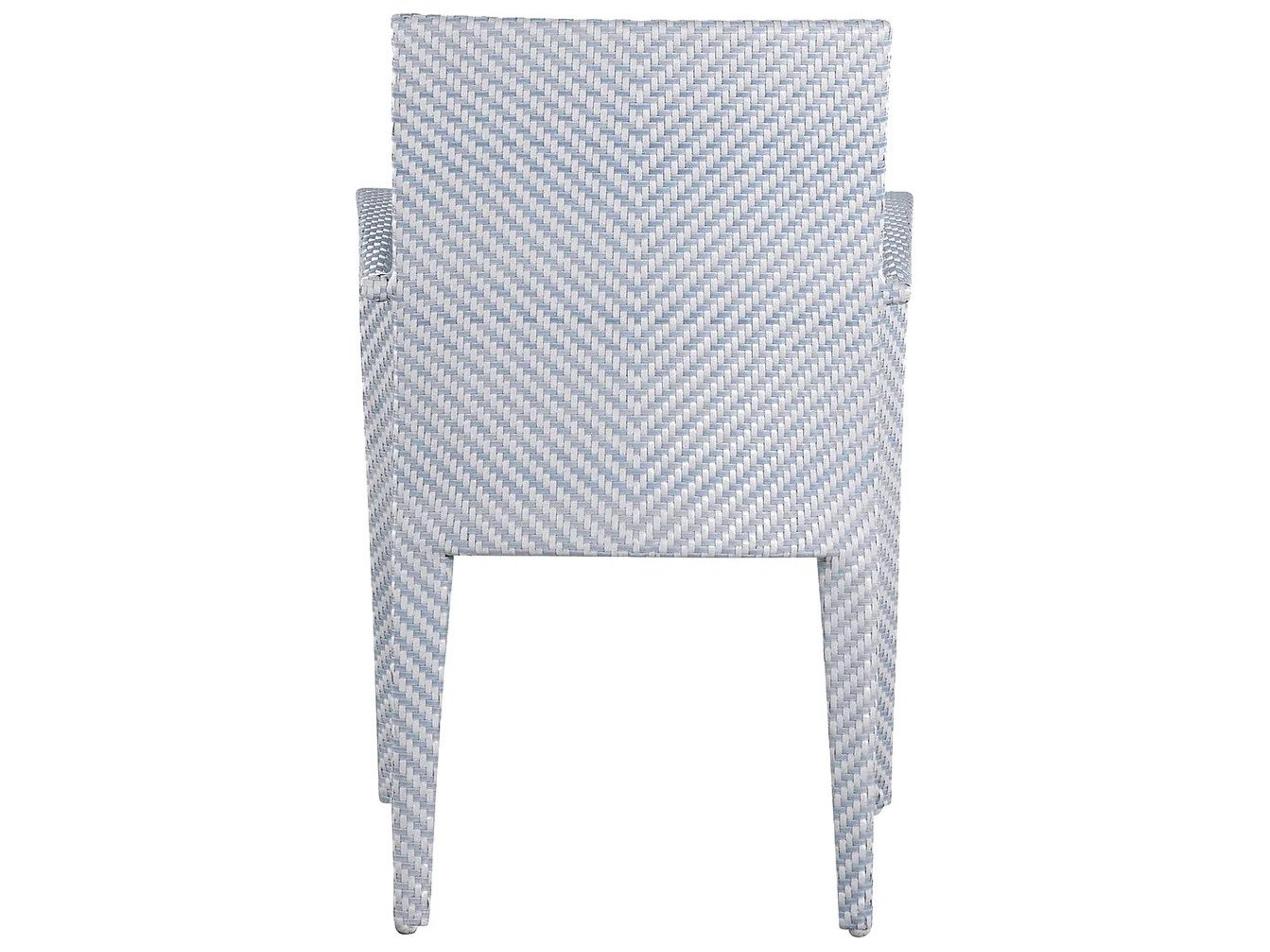 Summer Classics Bari N-Dura Resin Wicker Stacking Arm Chair