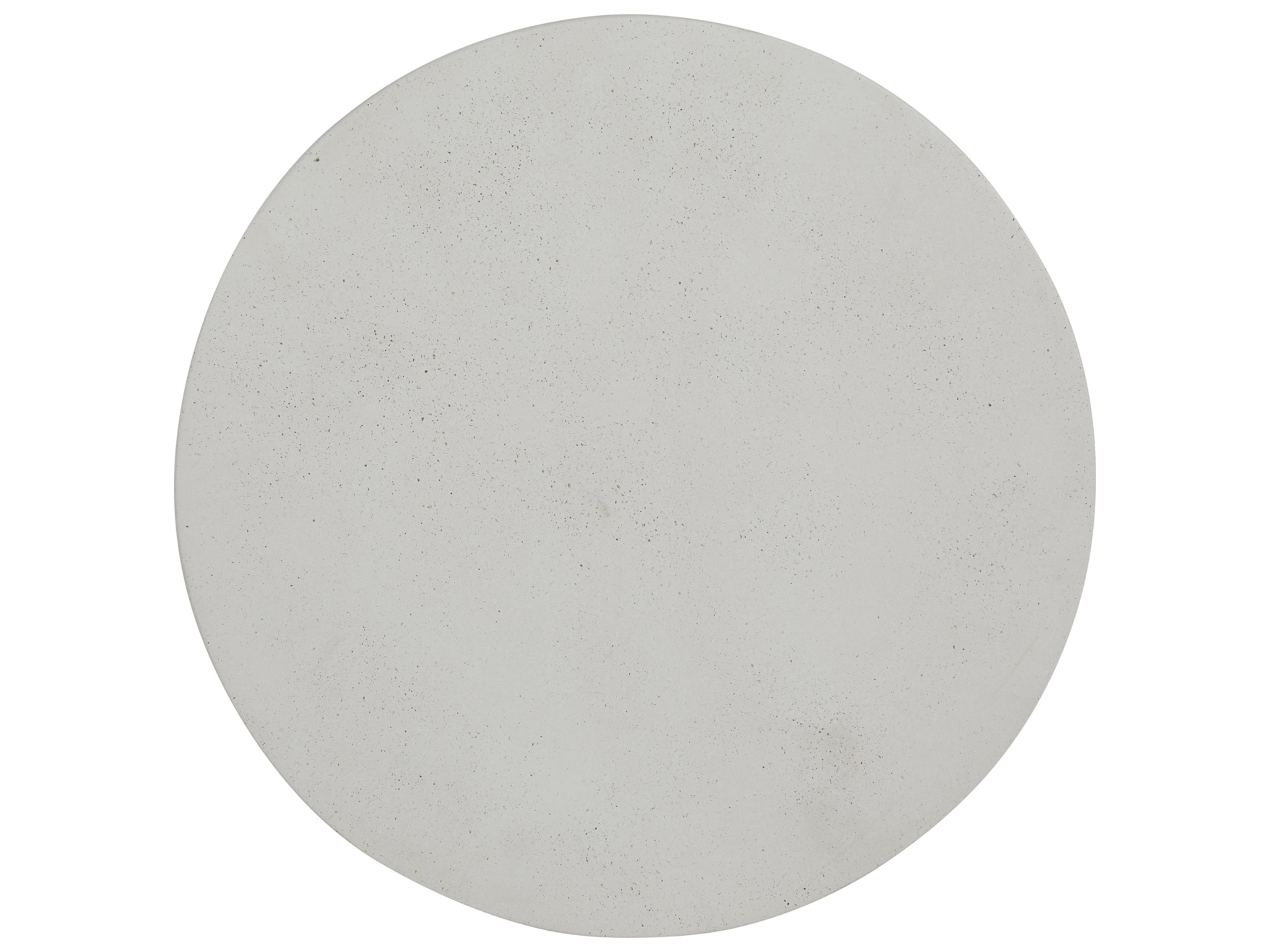 Summer Classics Cast Stone Gannet Round Outdoor End Table