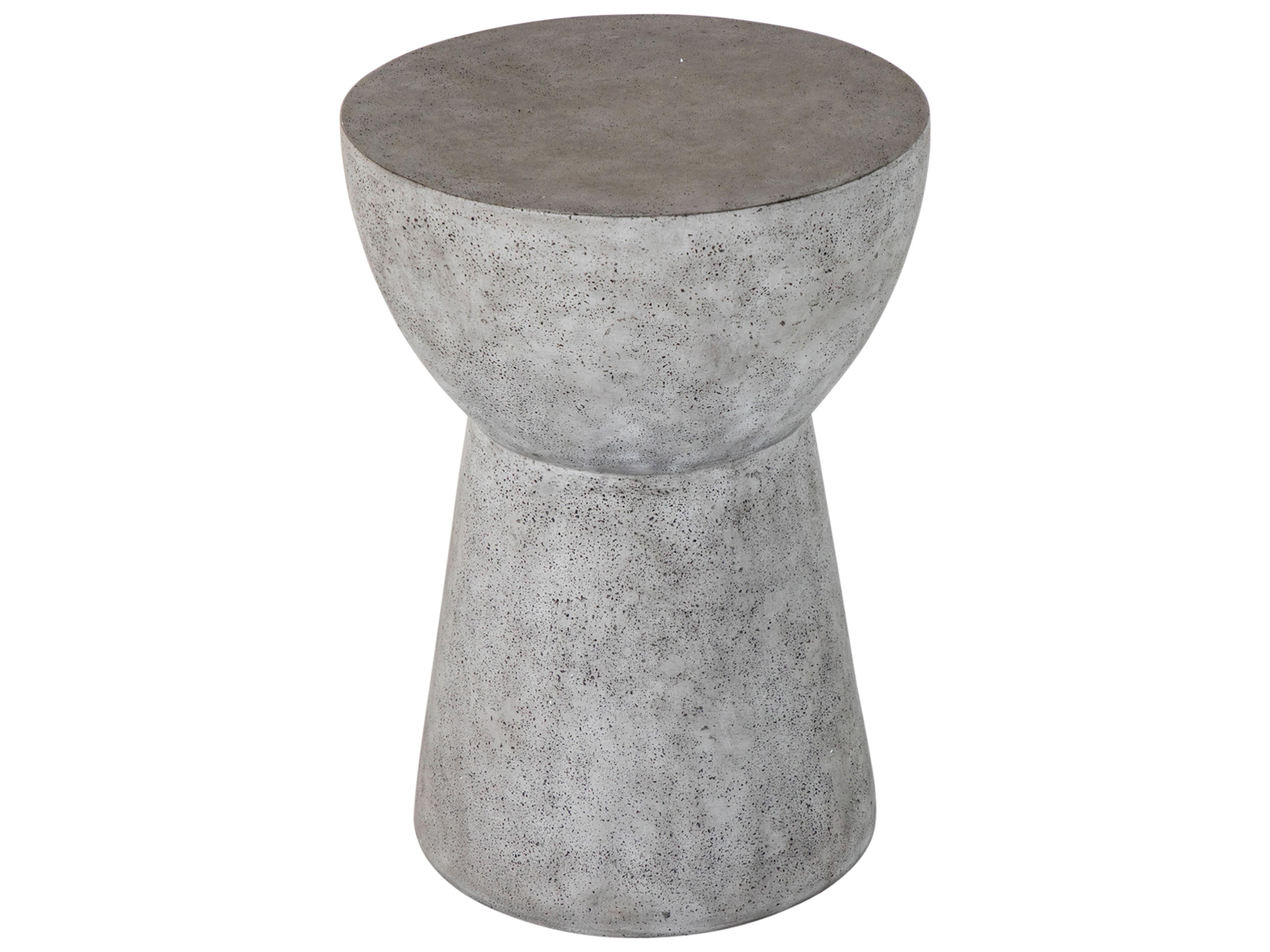 Summer Classics Cast Stone Ibis Outdoor Patio End Table