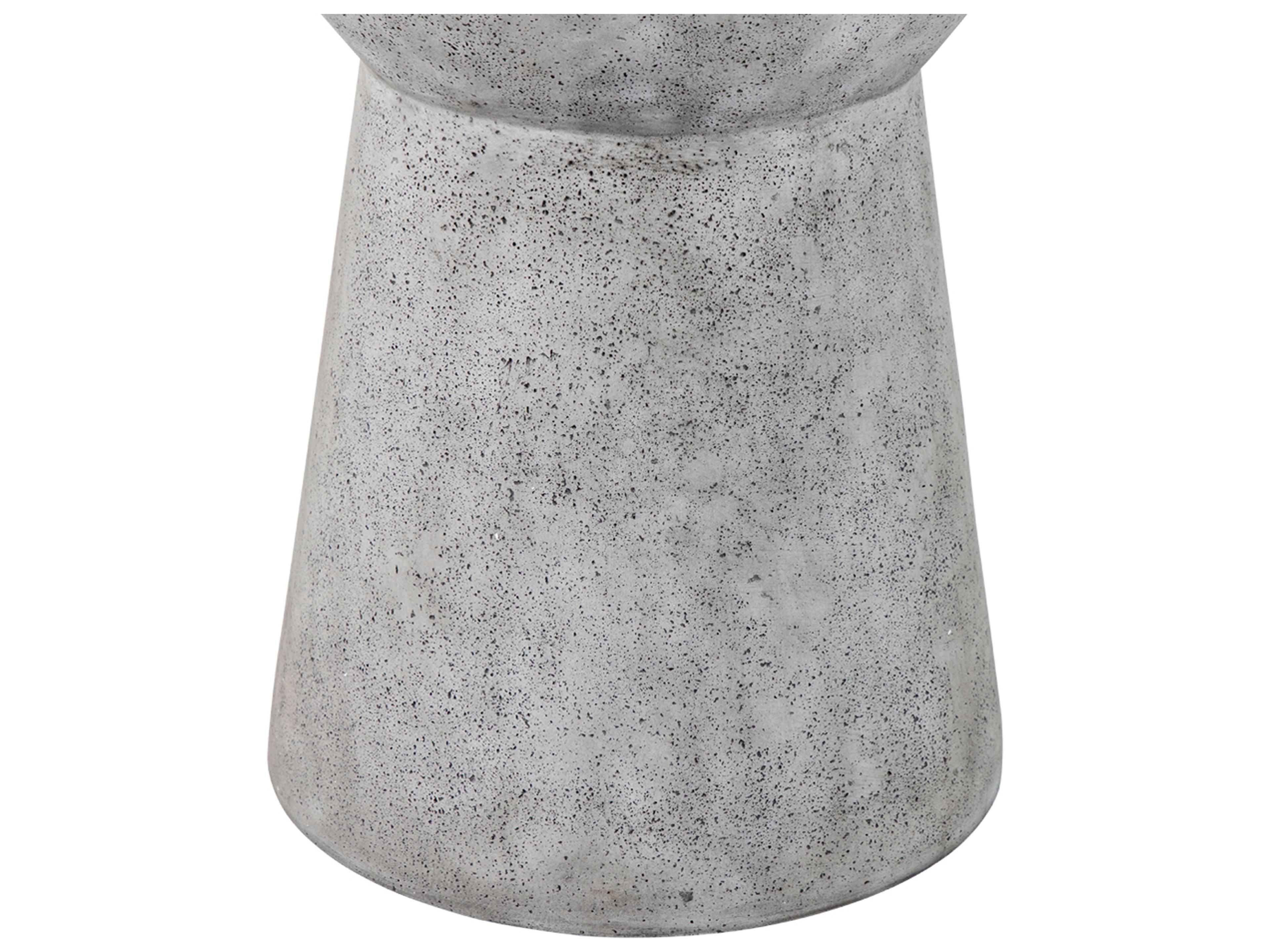 Summer Classics Cast Stone Ibis Outdoor Patio End Table