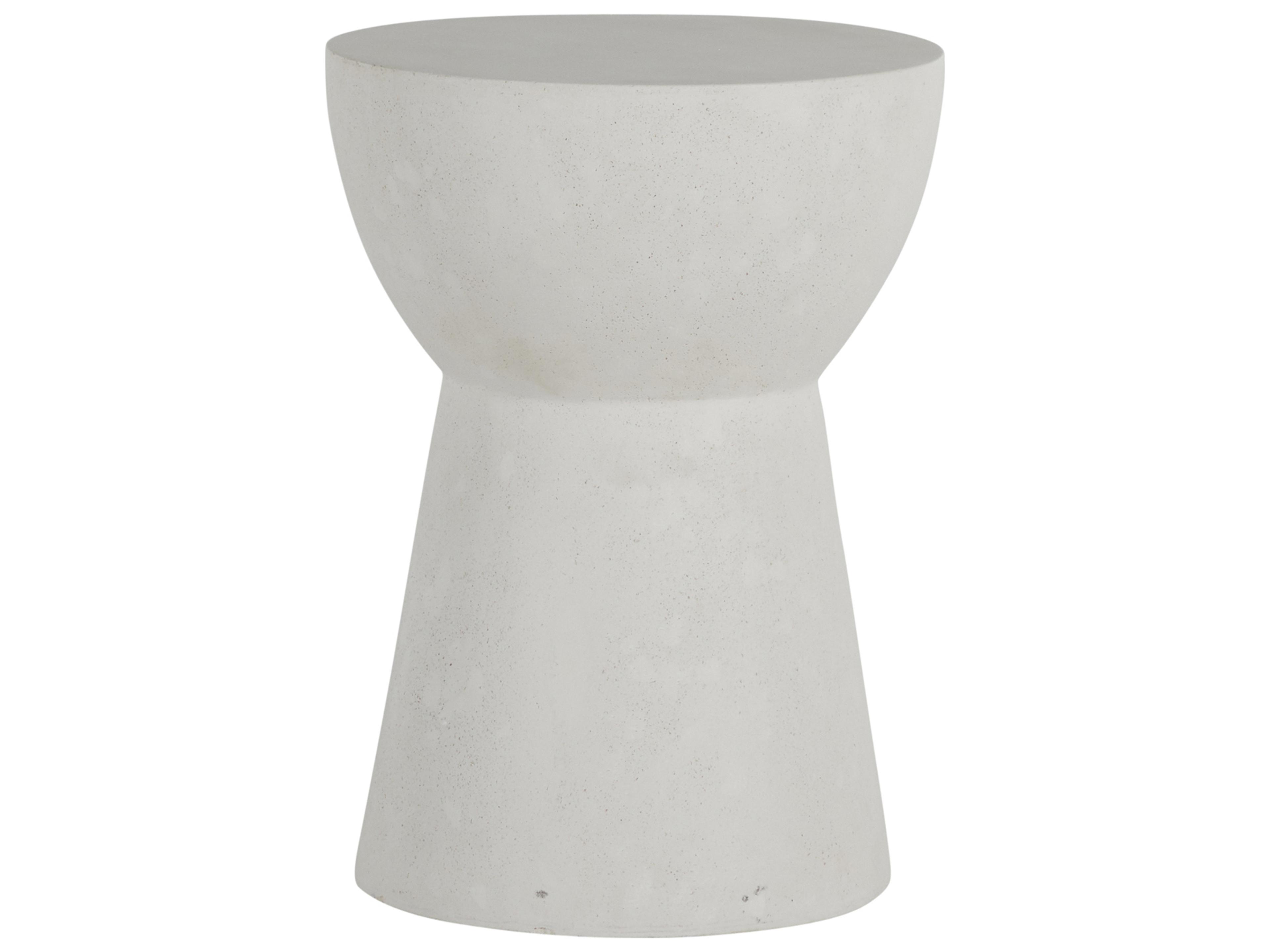 Summer Classics Cast Stone Ibis Outdoor Patio End Table