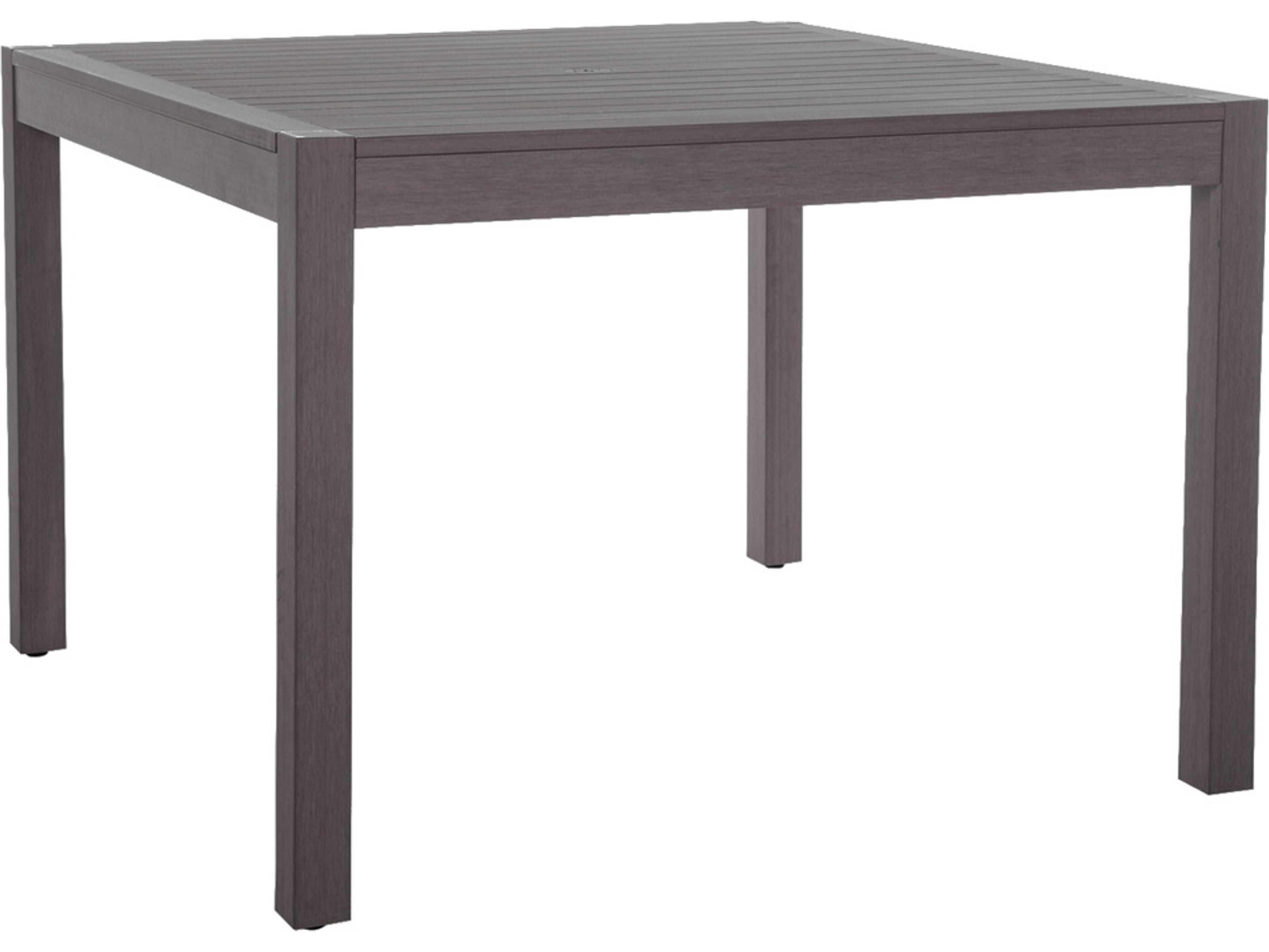 Portside N-Dura Wood Square Patio Dining Table