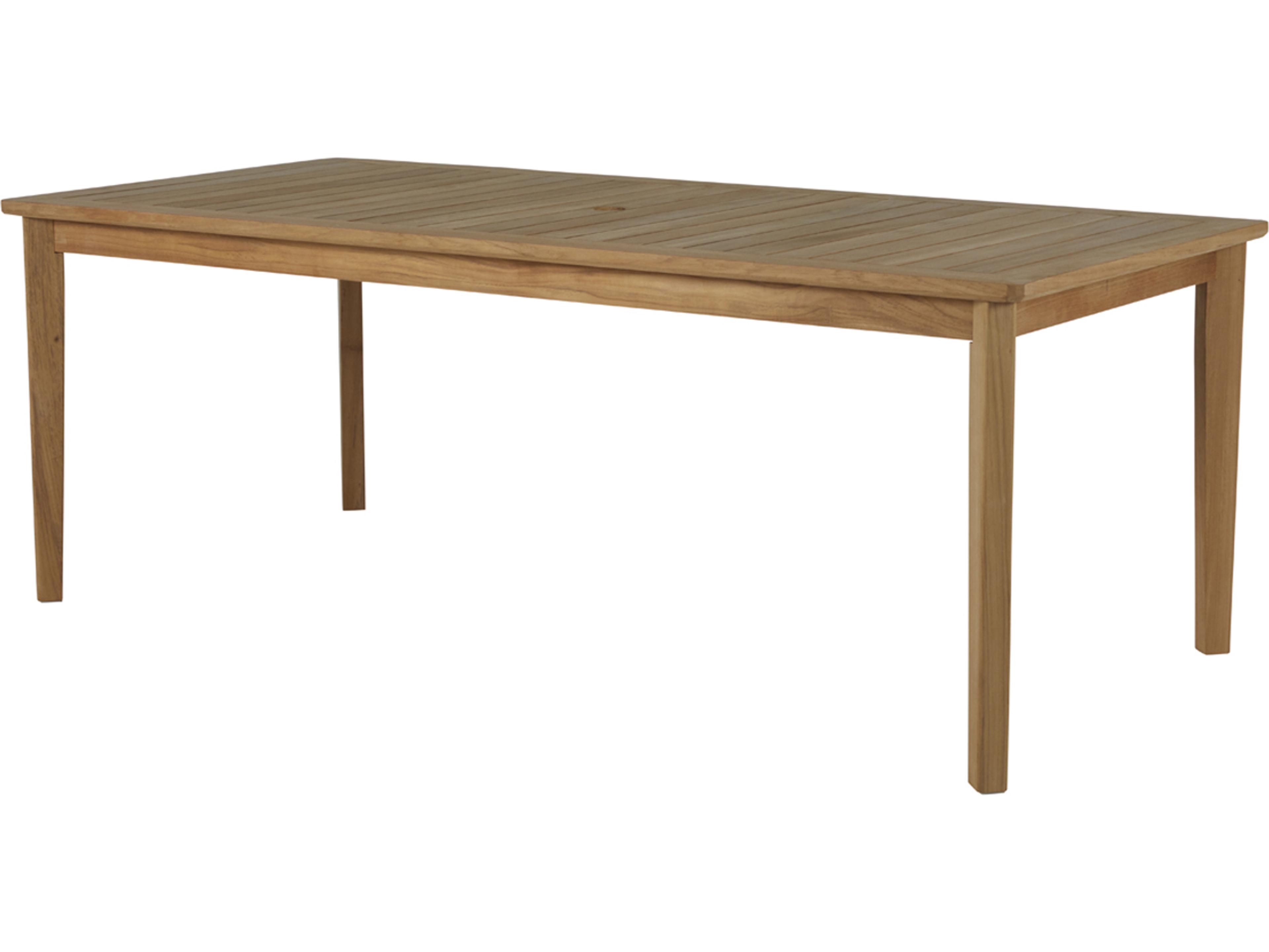 Summer Classics Woodlawn Teak Rectangular Patio Dining Table