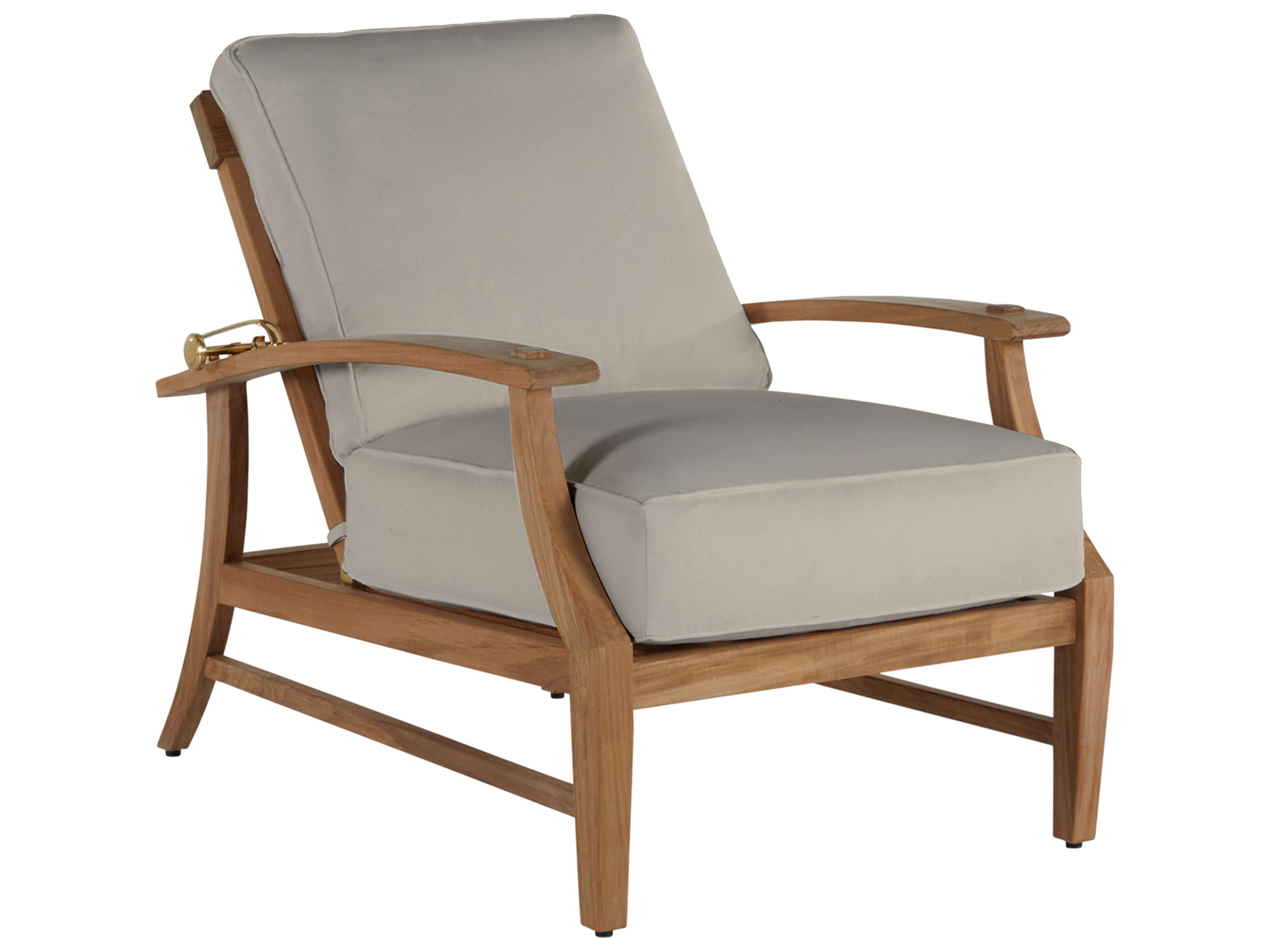 Croquet Teak Quick Ship Cushion Lounge Chair