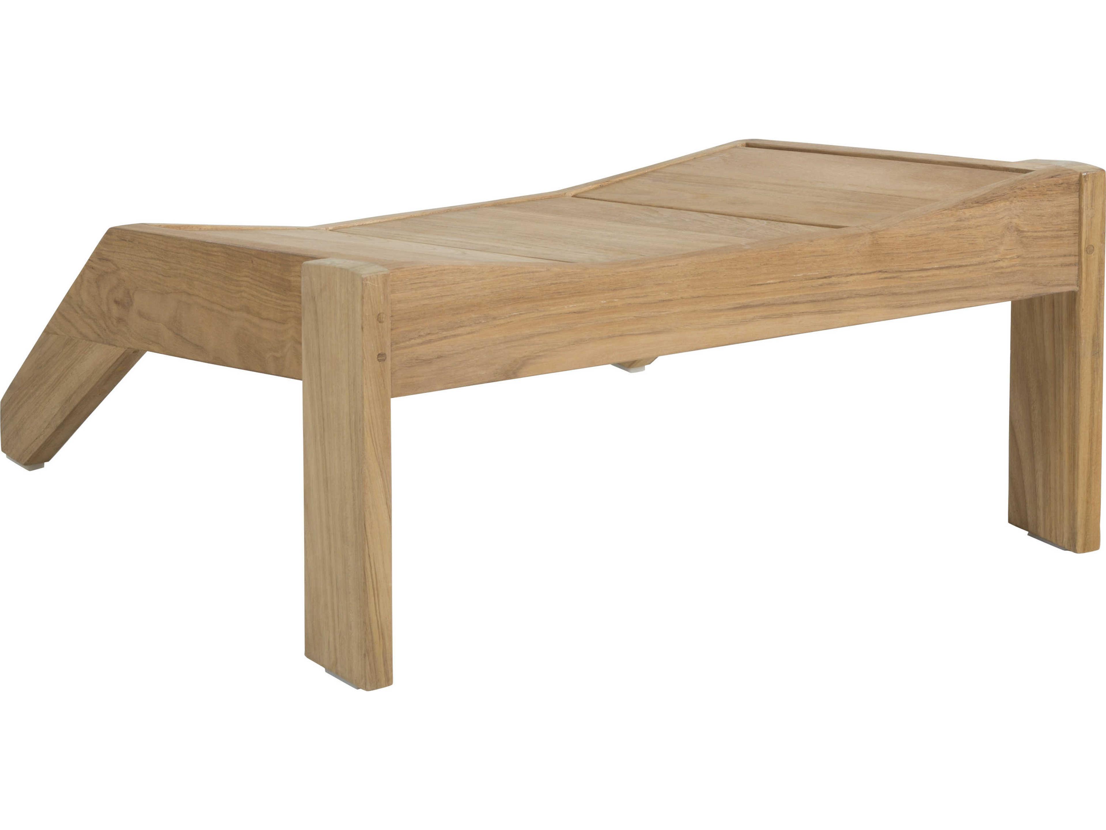 Summer Classics Ashland Teak Adirondack Outdoor Patio Ottoman