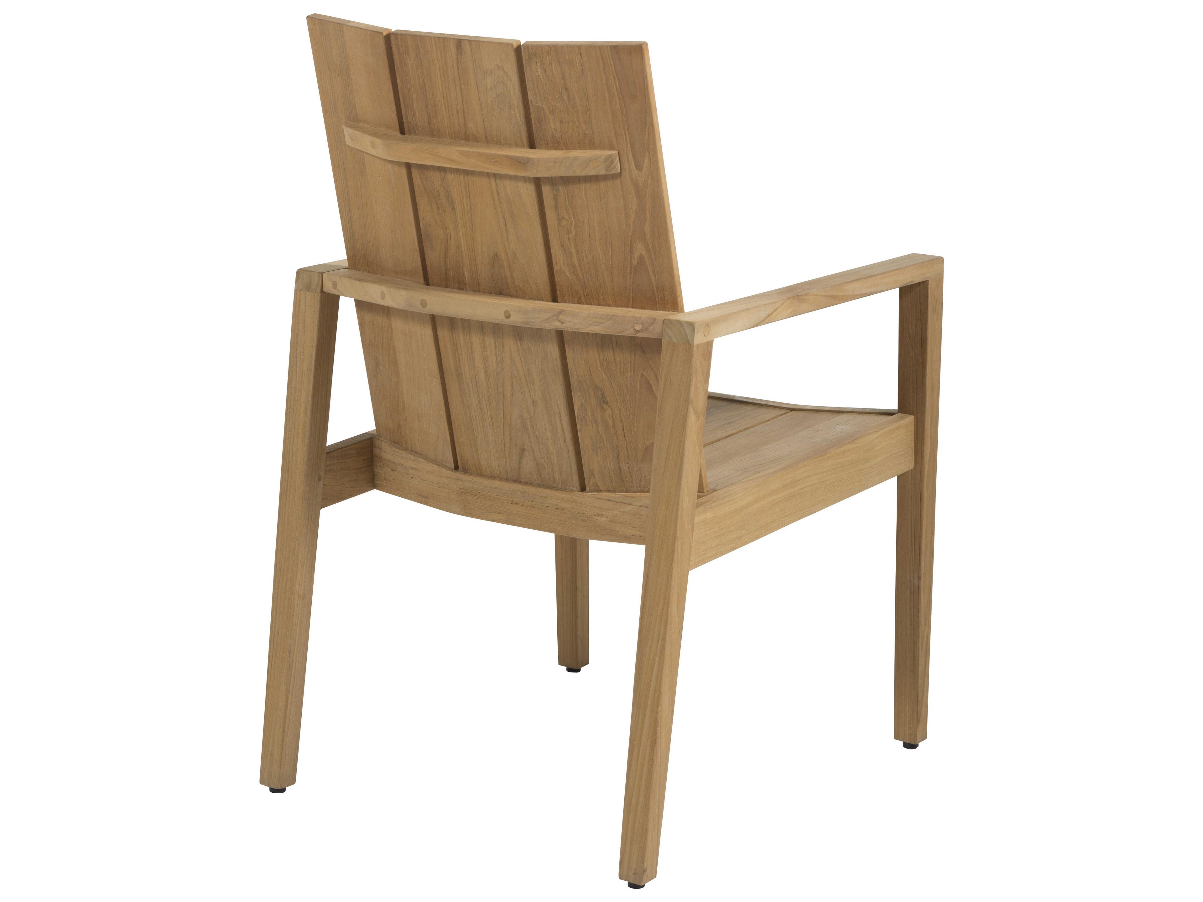 Summer Classics Ashland Teak Patio Dining Arm Chair