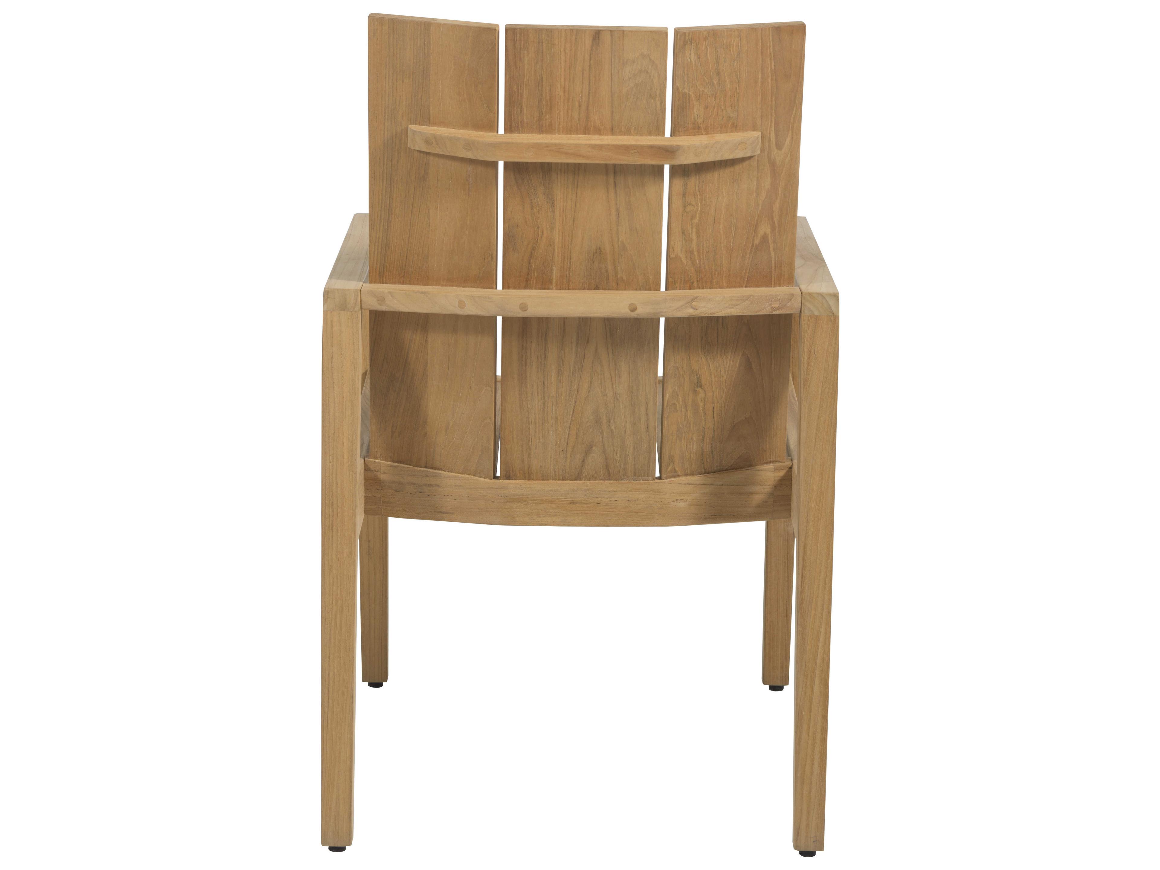 Summer Classics Ashland Teak Patio Dining Arm Chair