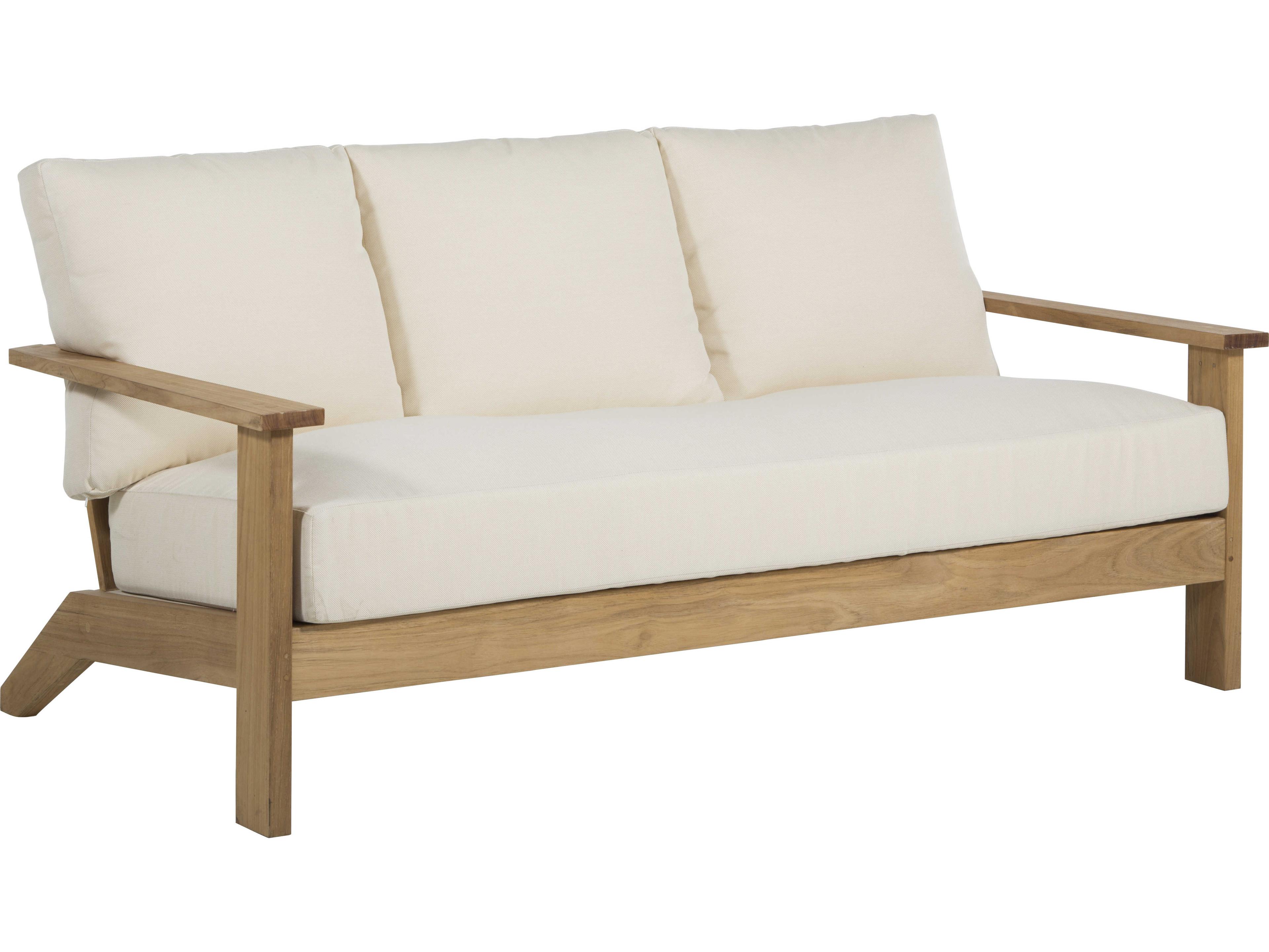 Summer Classics Ashland Teak Outdoor Patio Sofa