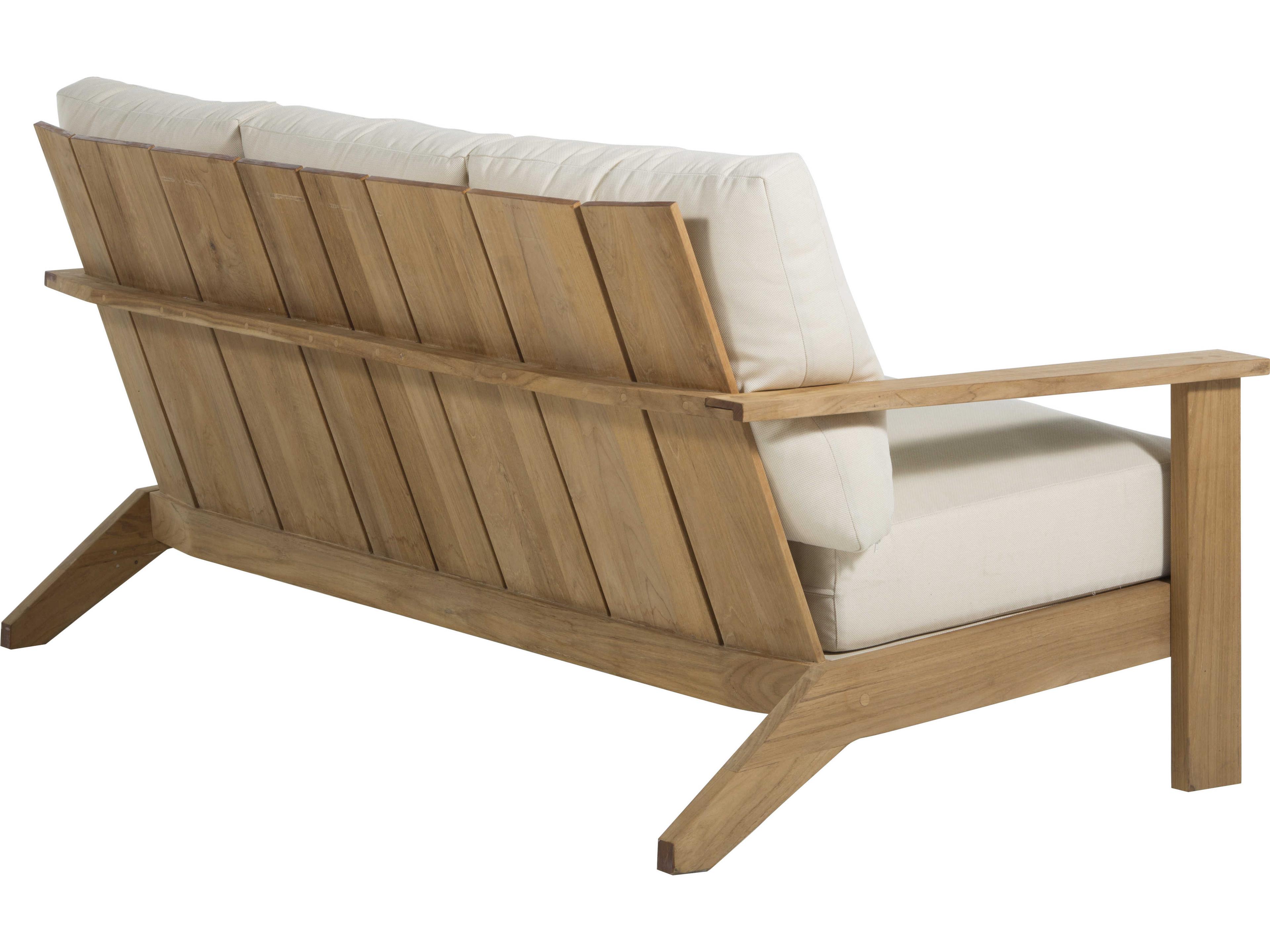 Summer Classics Ashland Teak Outdoor Patio Sofa