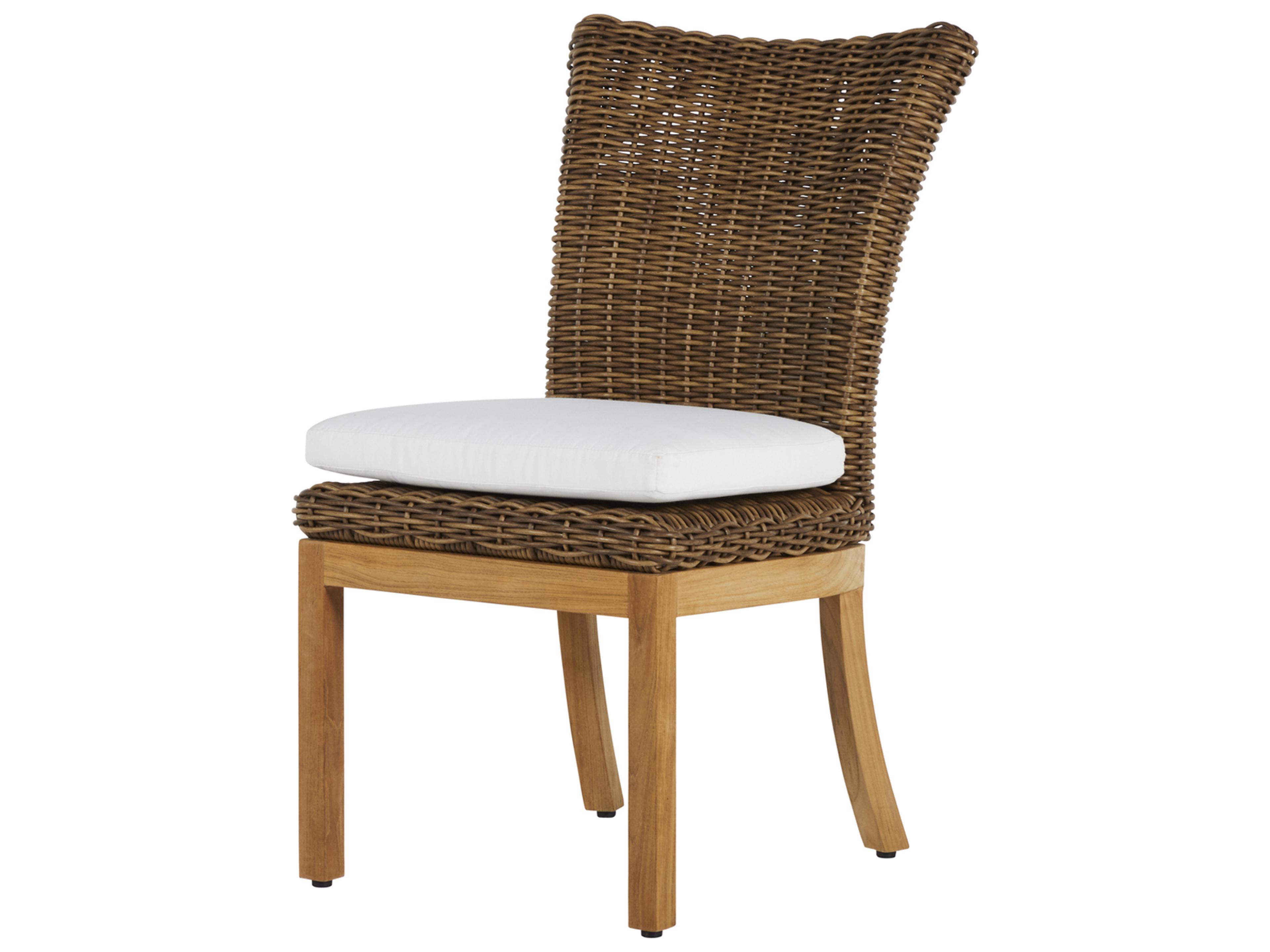 Montauk Wicker Patio Dining Side Chair Woven Outdoor Furniture