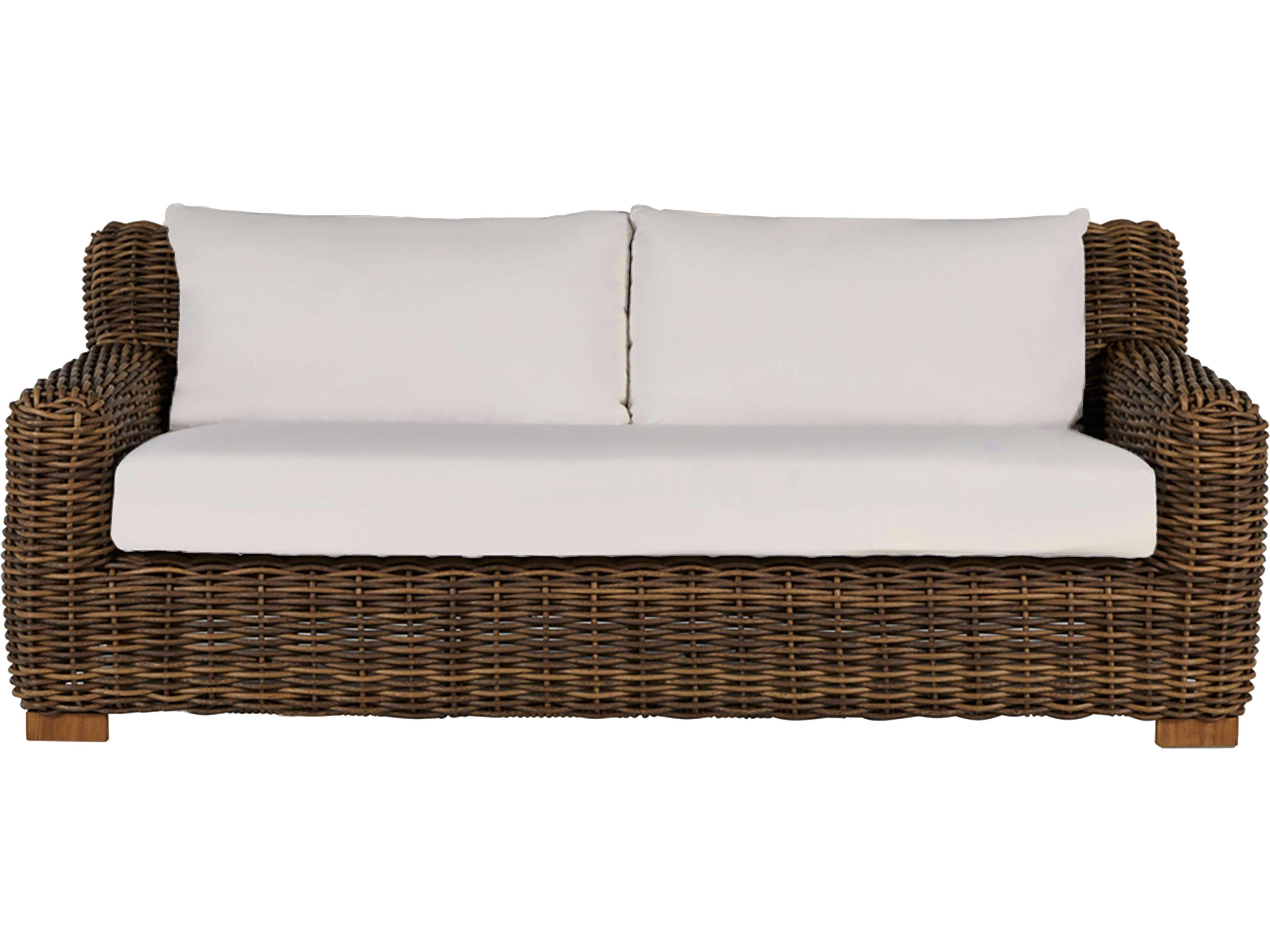 Montauk Quick Ship Resin Cushion Sofa