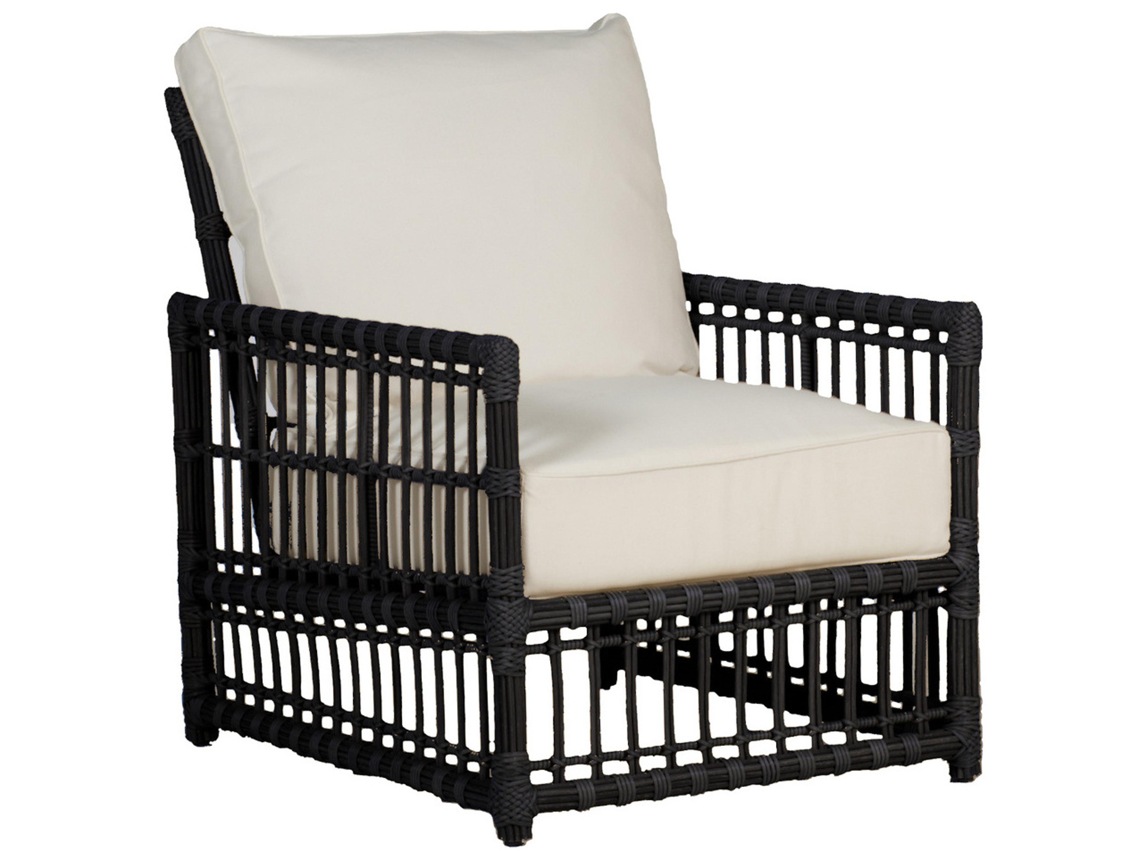 Summer Classics Newport Wicker Outdoor Patio Lounge Chair