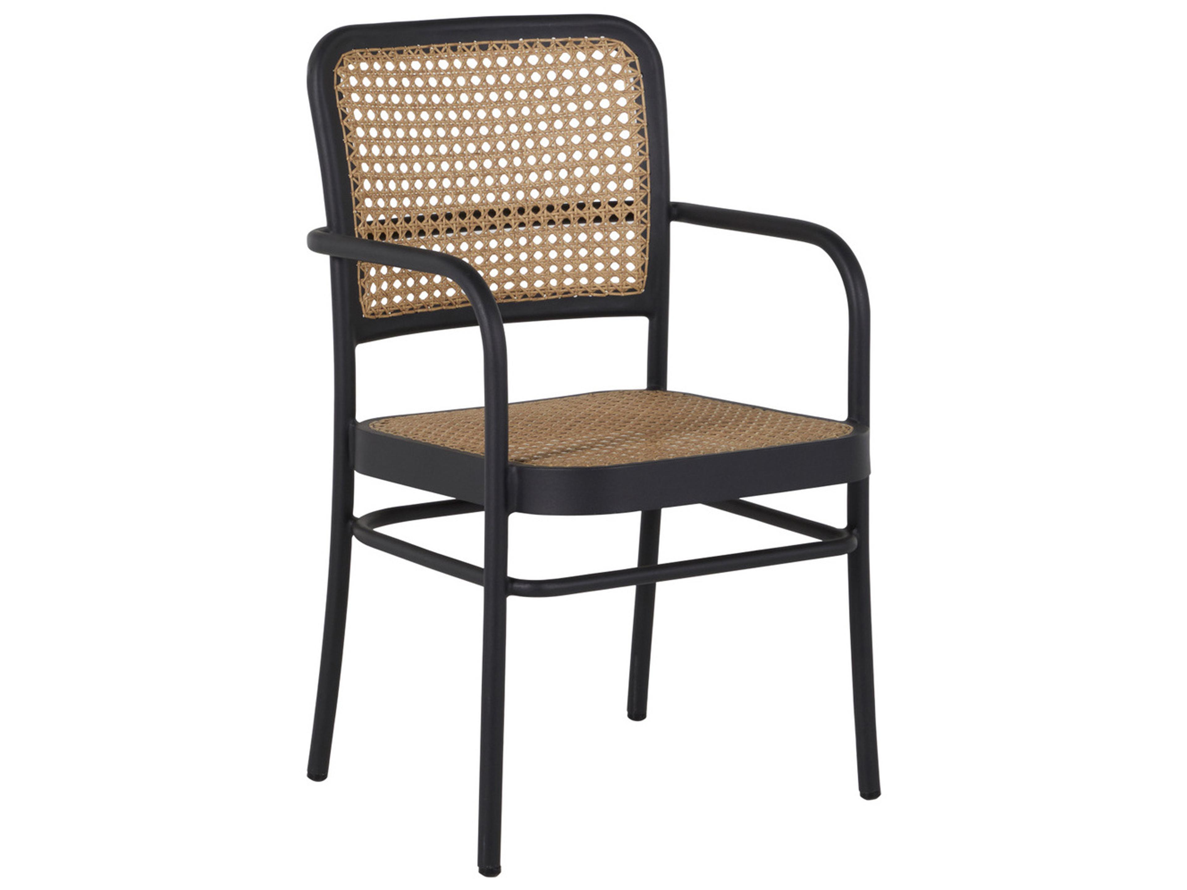 Summer Classics Bordeaux Aluminum Outdoor Patio Dining Arm Chair