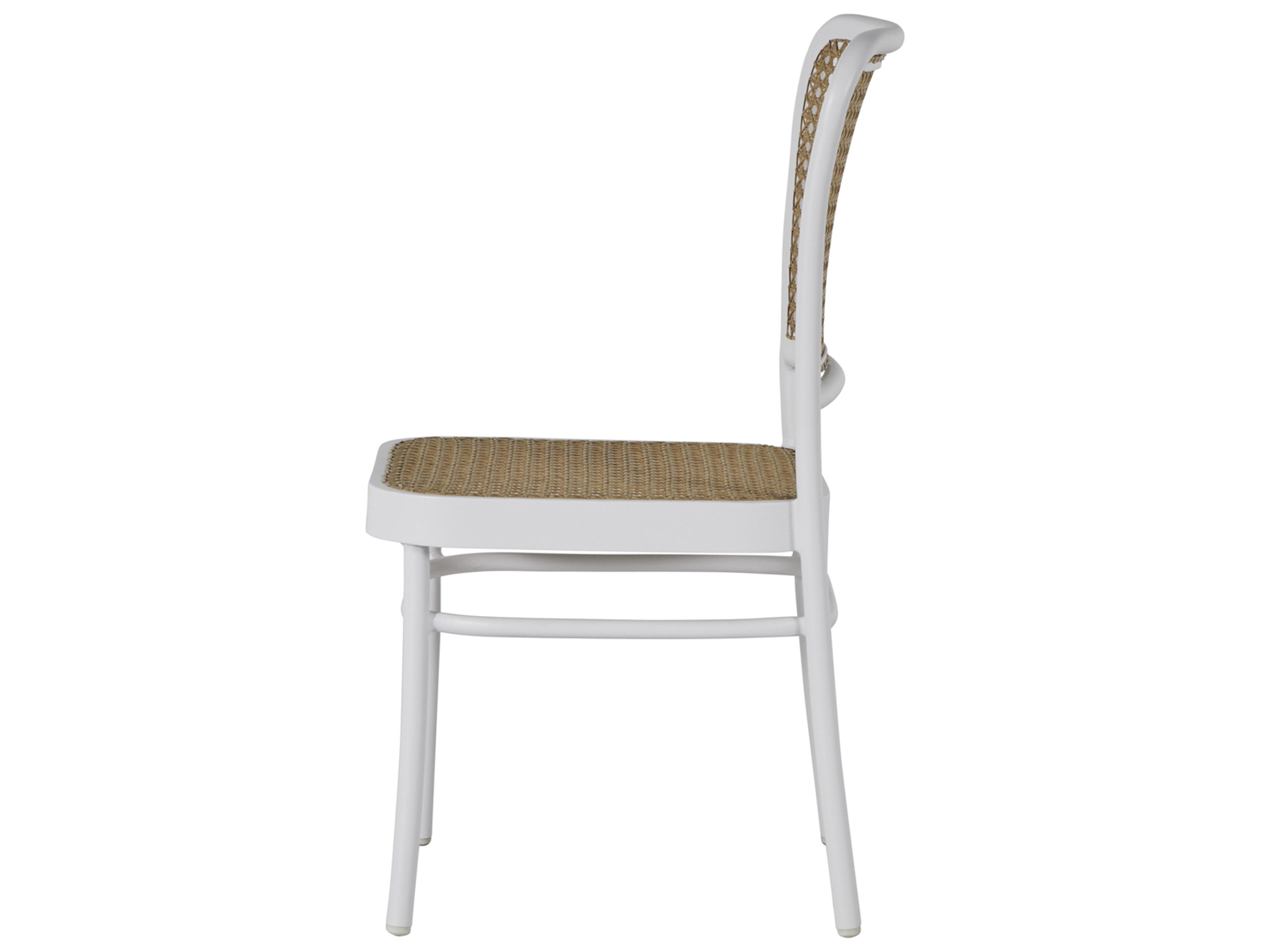 Summer Classics Bordeaux Aluminum Outdoor Patio Dining Side Chair