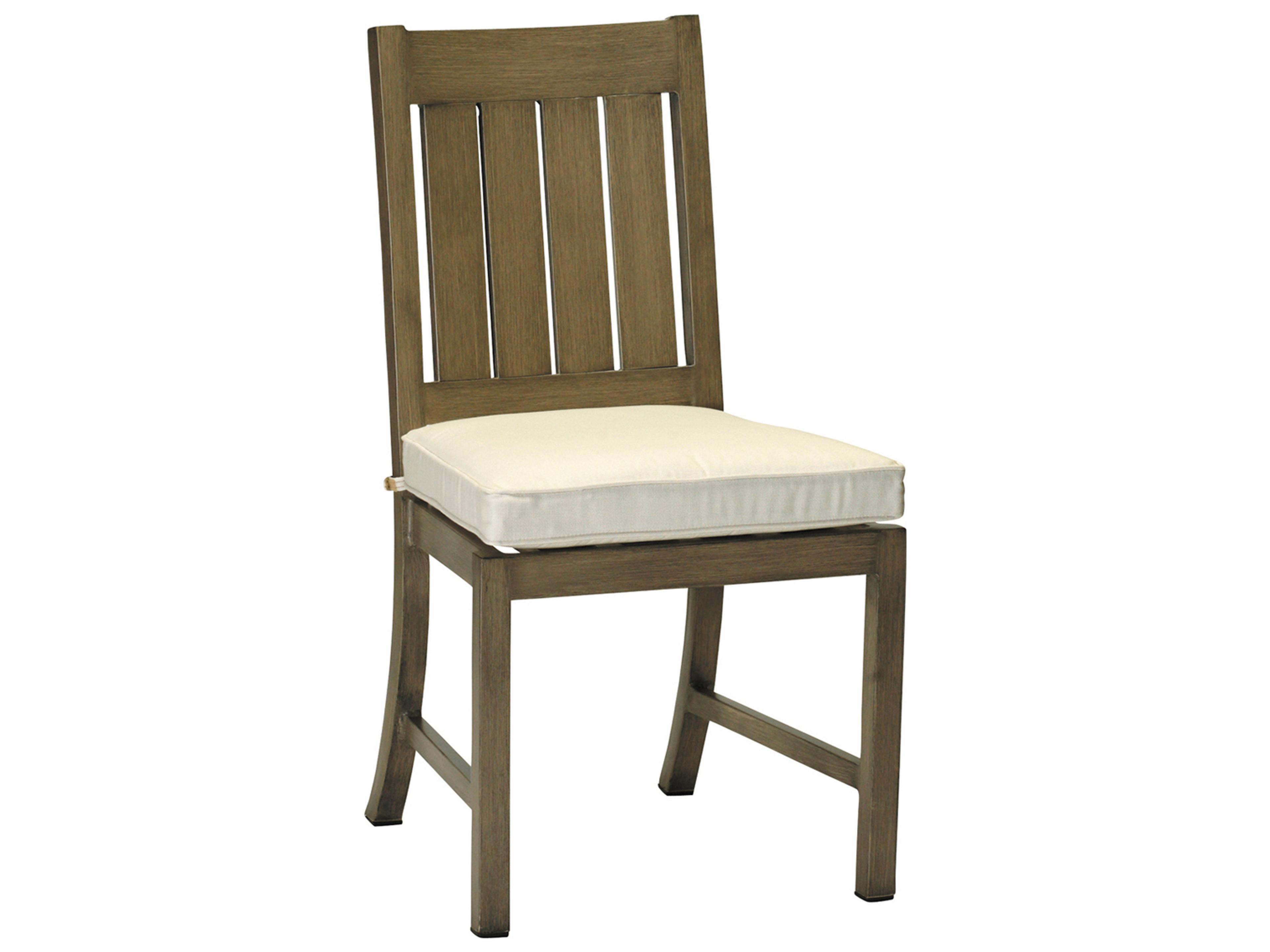 Croquet Aluminum Outdoor Side Chair Elegant Dining