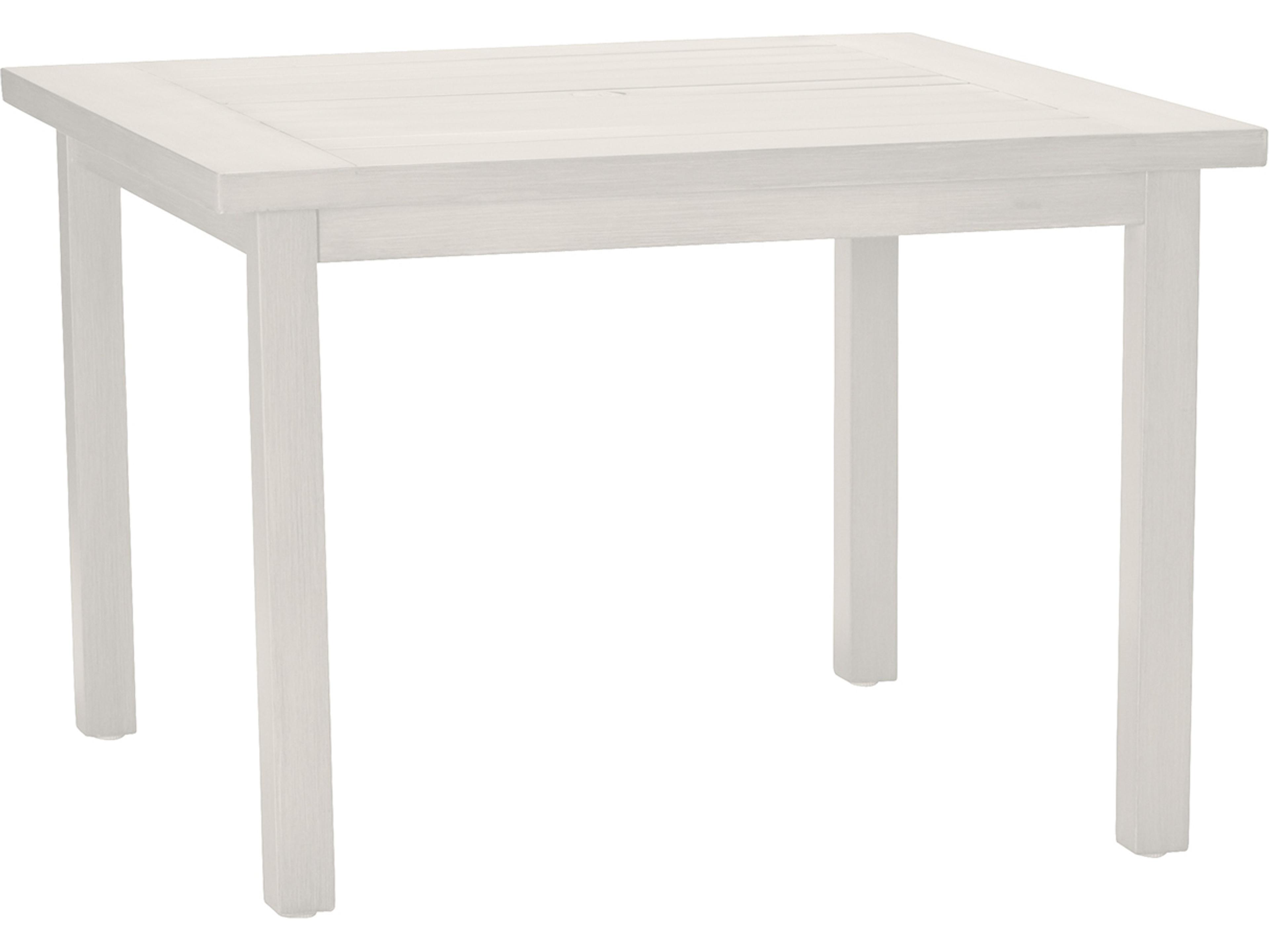 Summer Classics Club Aluminum Square Outdoor Patio Dining Table