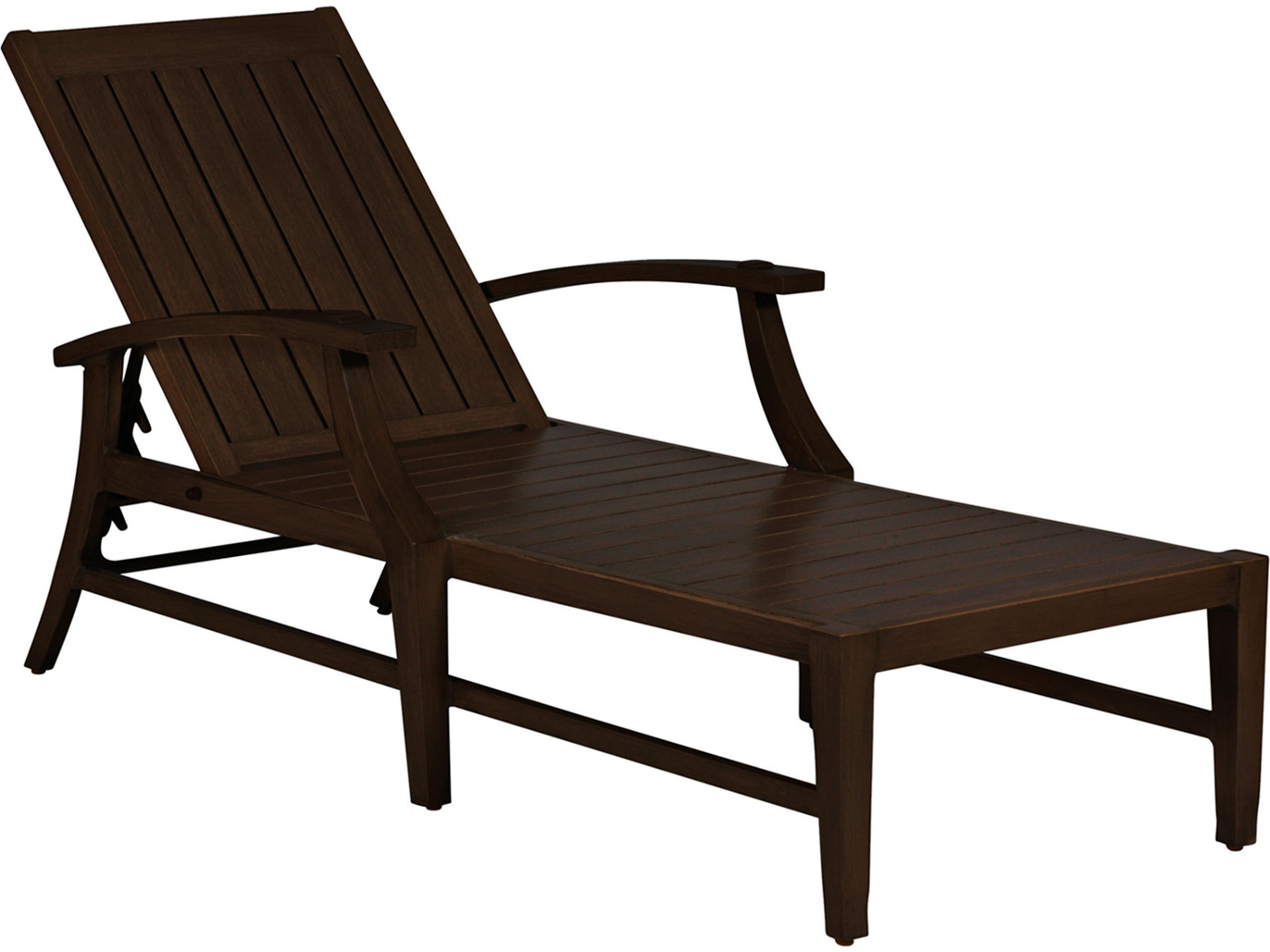 Summer Classics Croquet Aluminum Outdoor Patio Chaise Lounge with Cushion