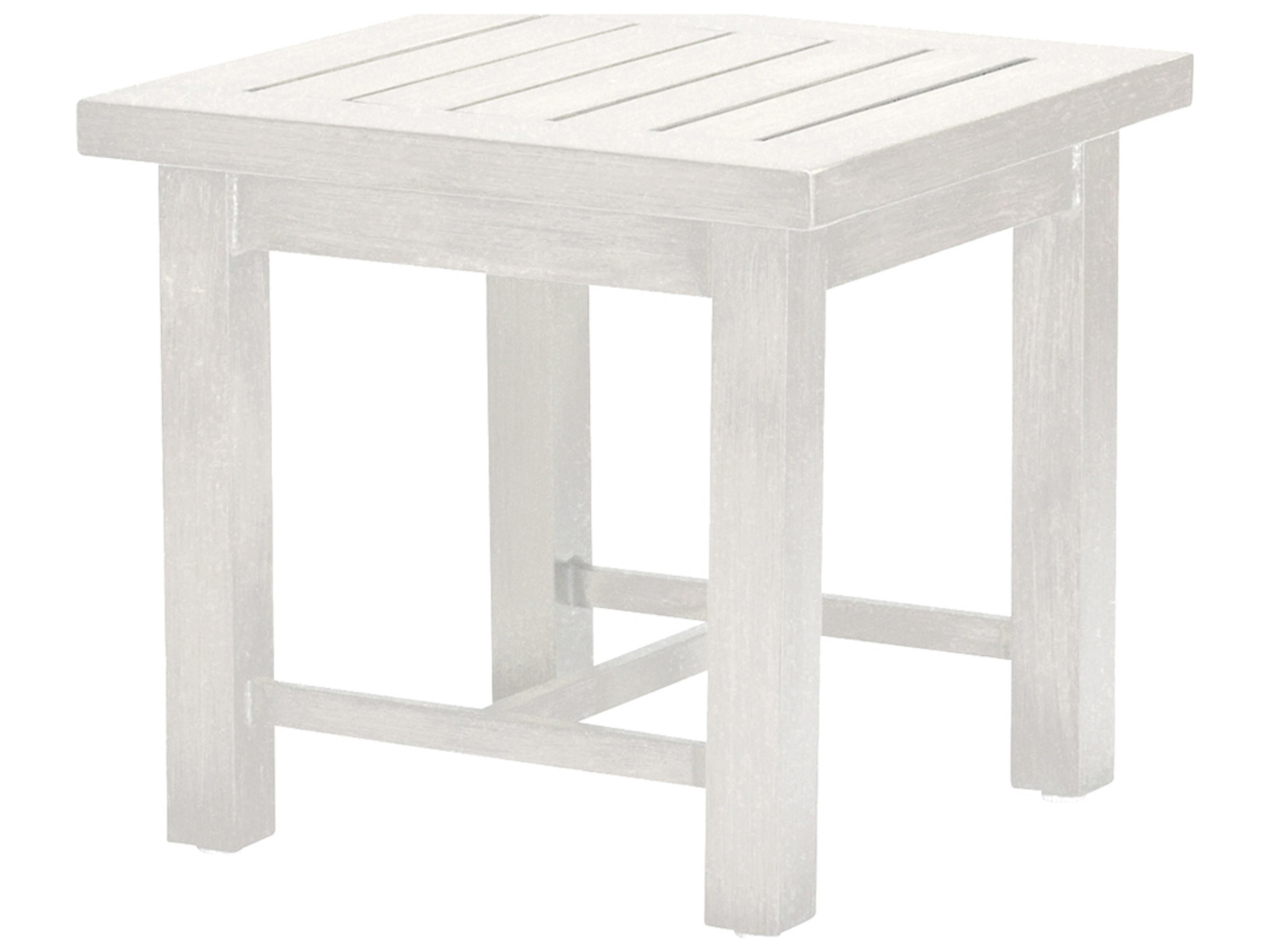 Summer Classics Club Aluminum Square Outdoor End Table