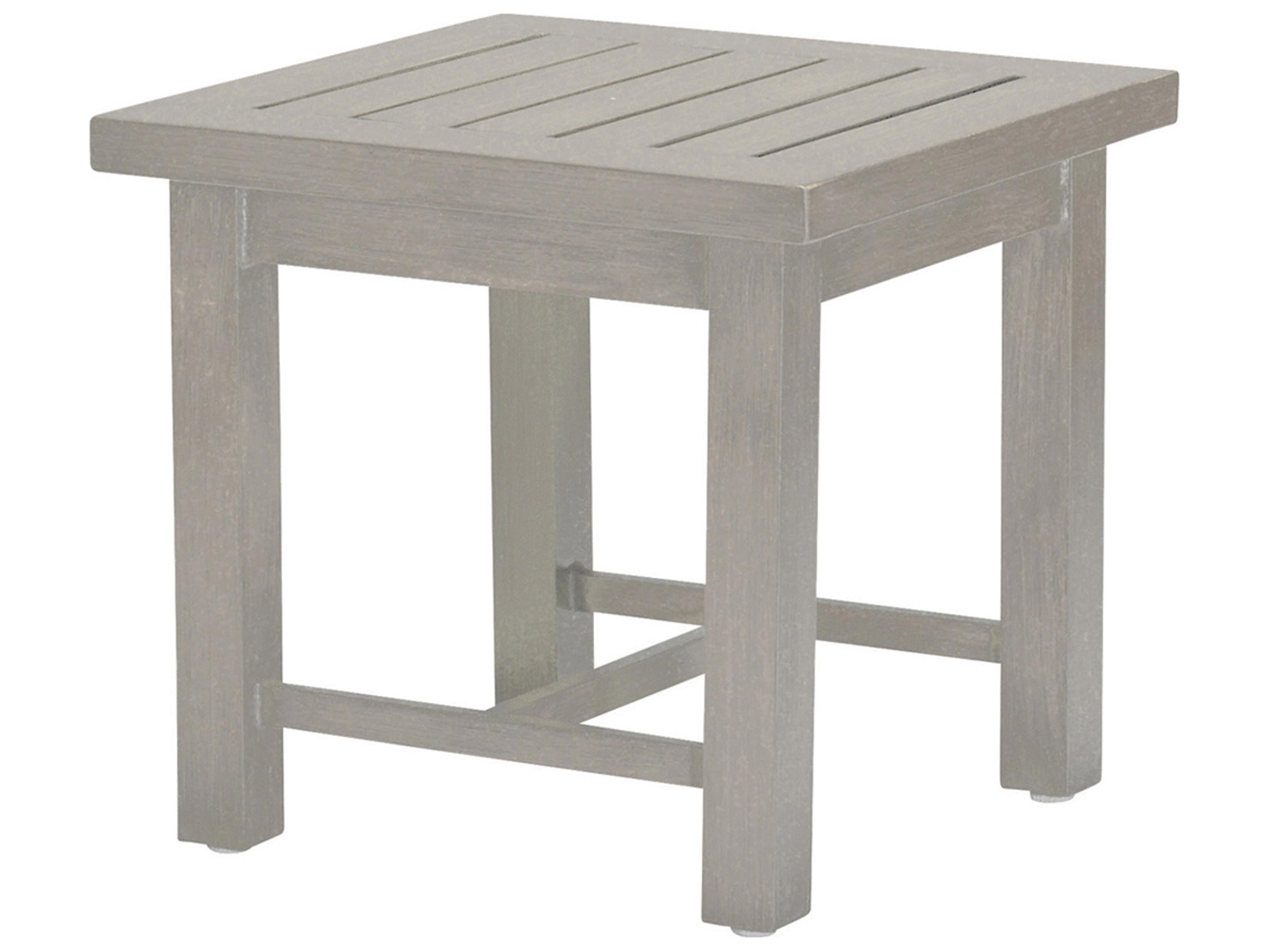 Summer Classics Club Aluminum Square Outdoor End Table