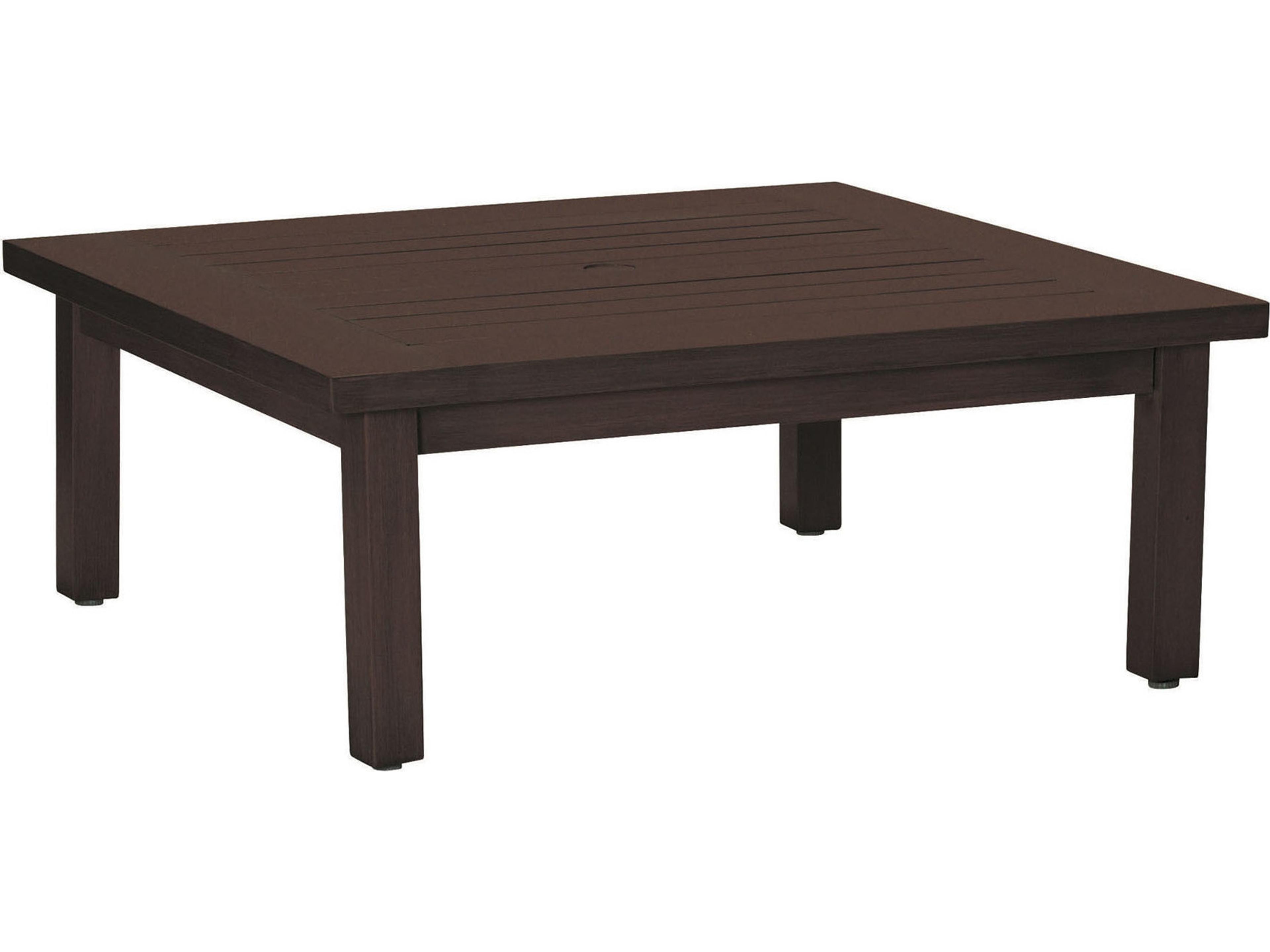 Summer Classics Club Aluminum Square Coffee Table