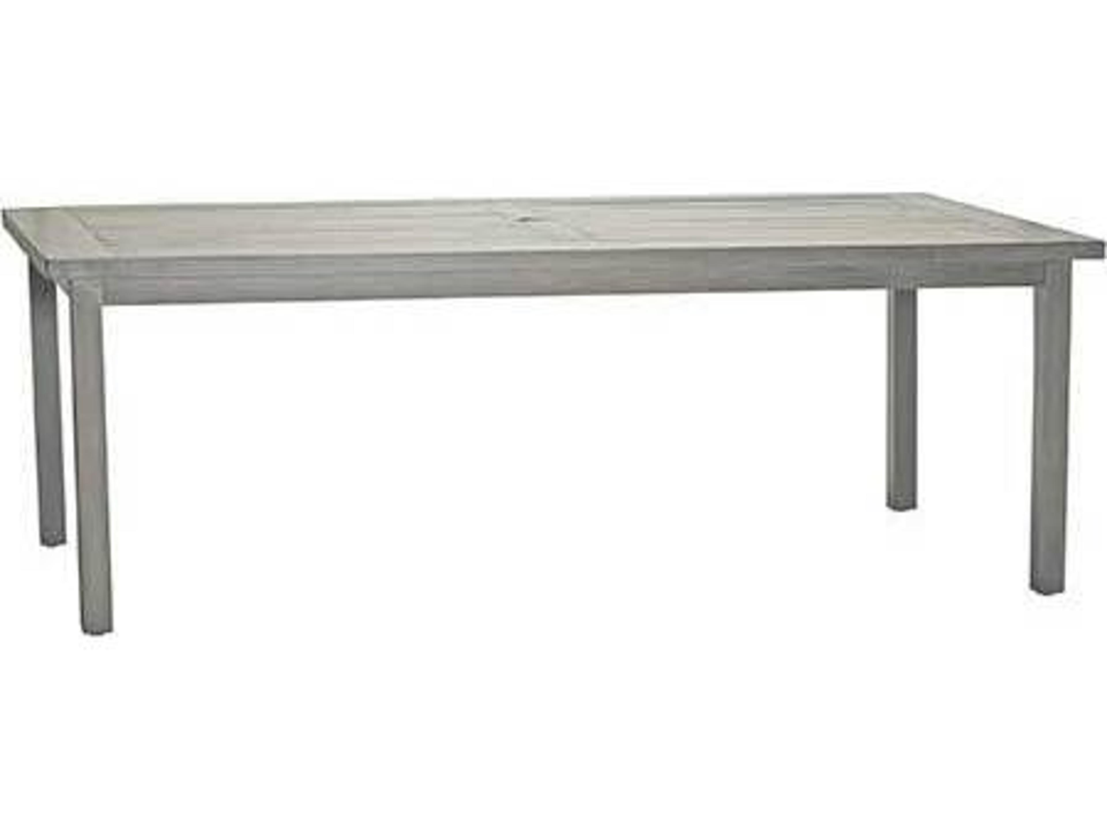 Club Aluminum Rectangular Dining Table