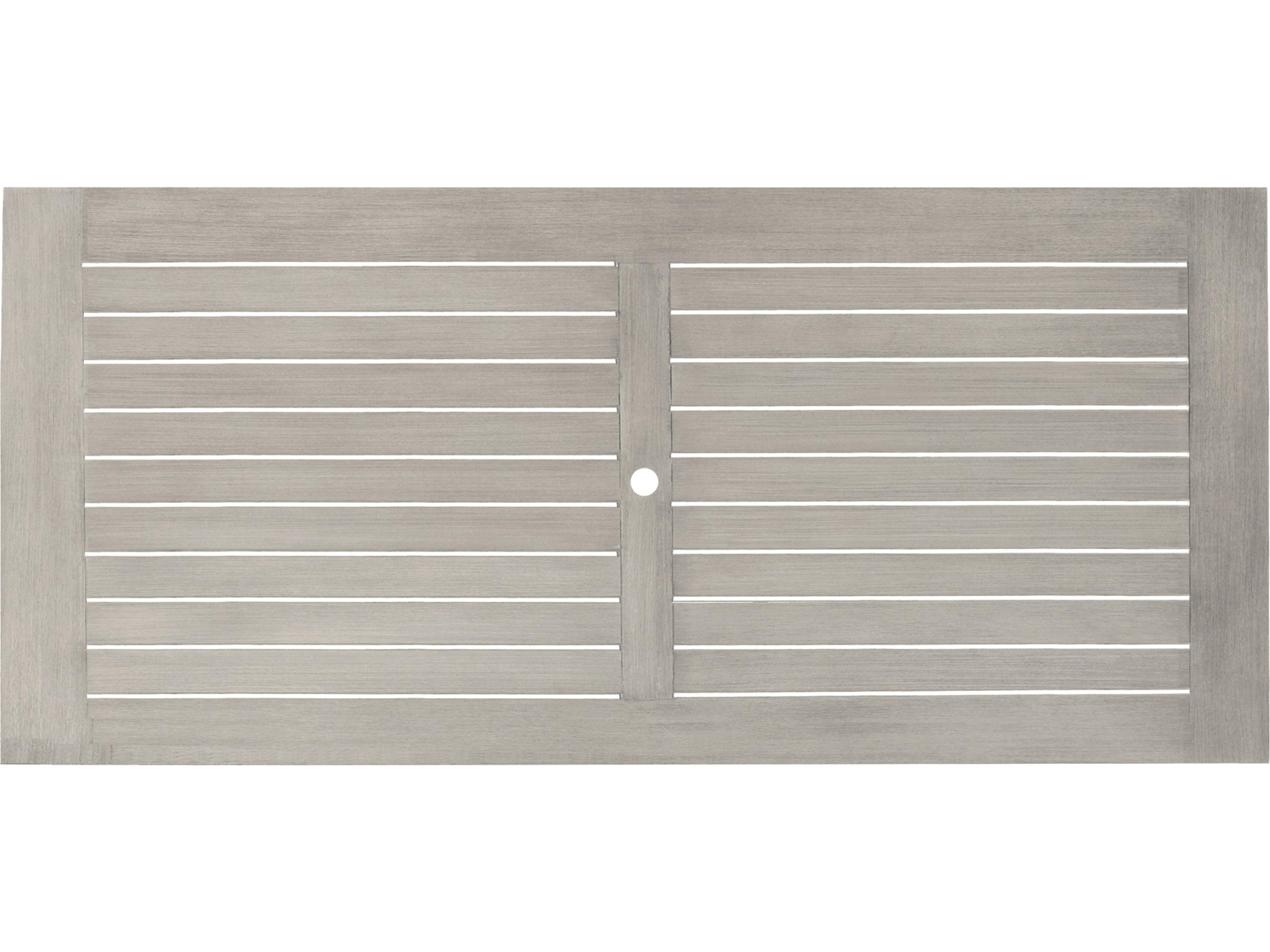 Summer Classics Club Aluminum Rectangular Dining Table