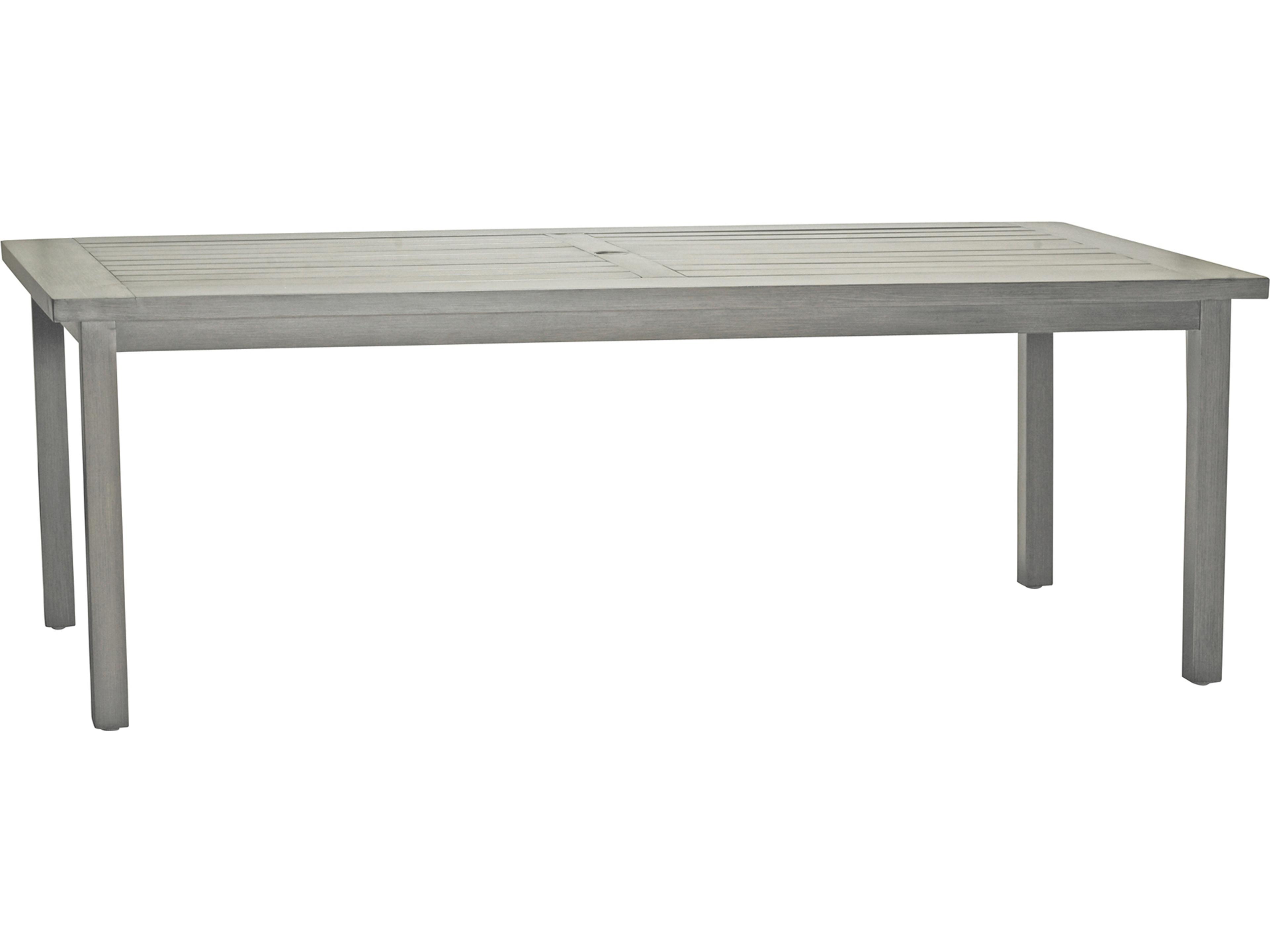 Summer Classics Club Aluminum Rectangular Dining Table