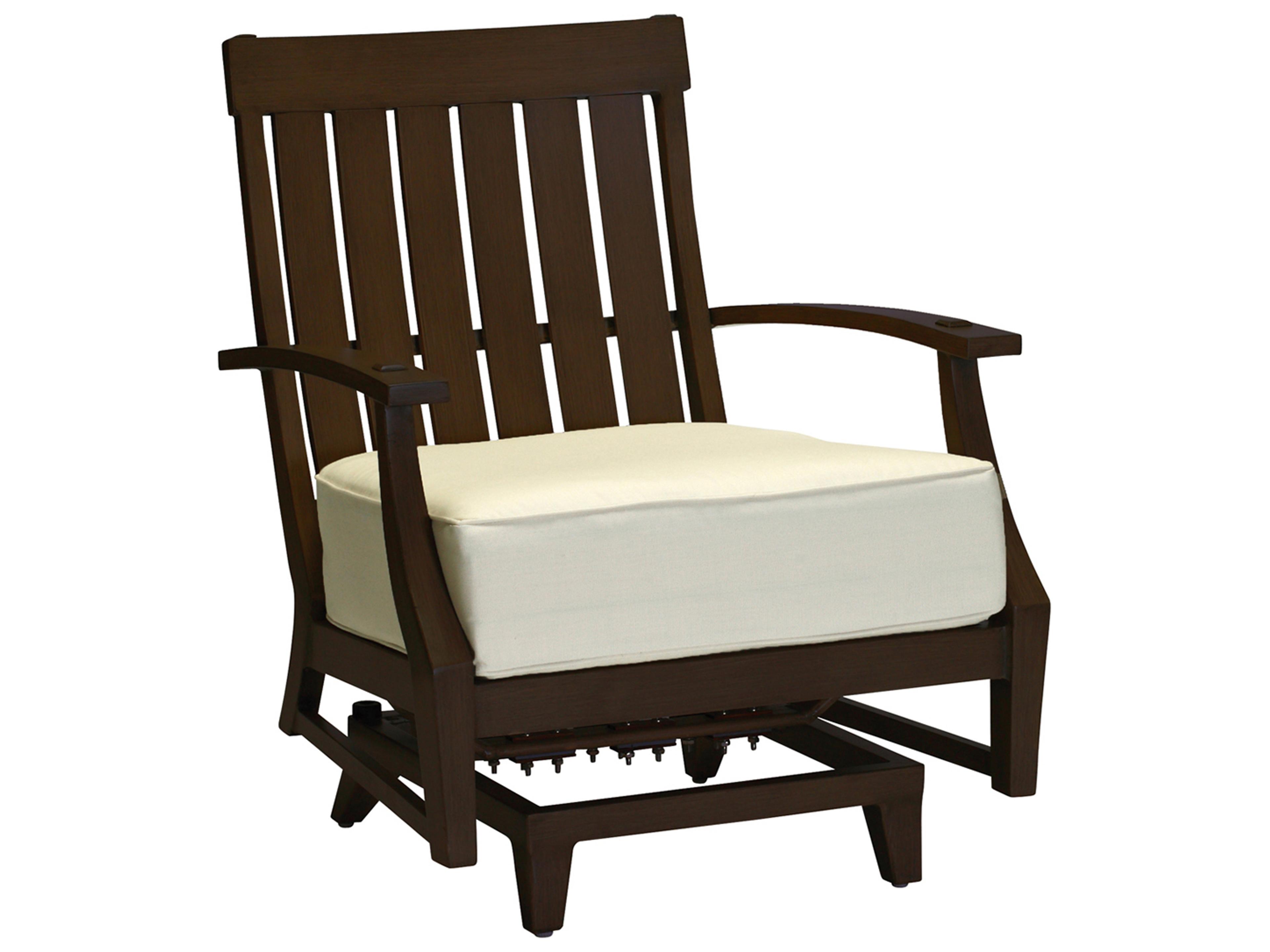 Summer Classics Croquet Aluminum Spring Patio Lounge Chair with Cushion