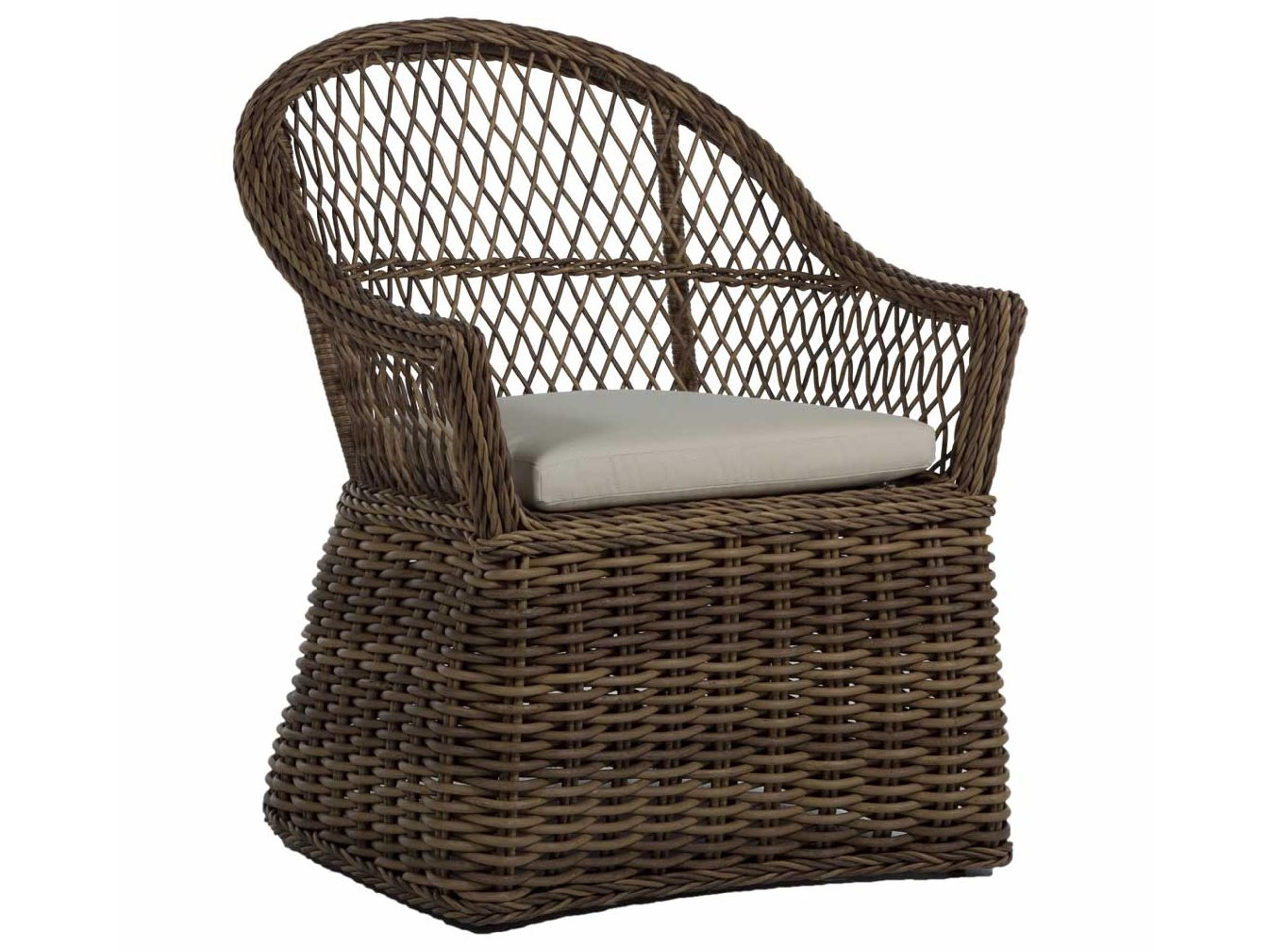 Soho Wicker Outdoor Patio Dining Arm Chair