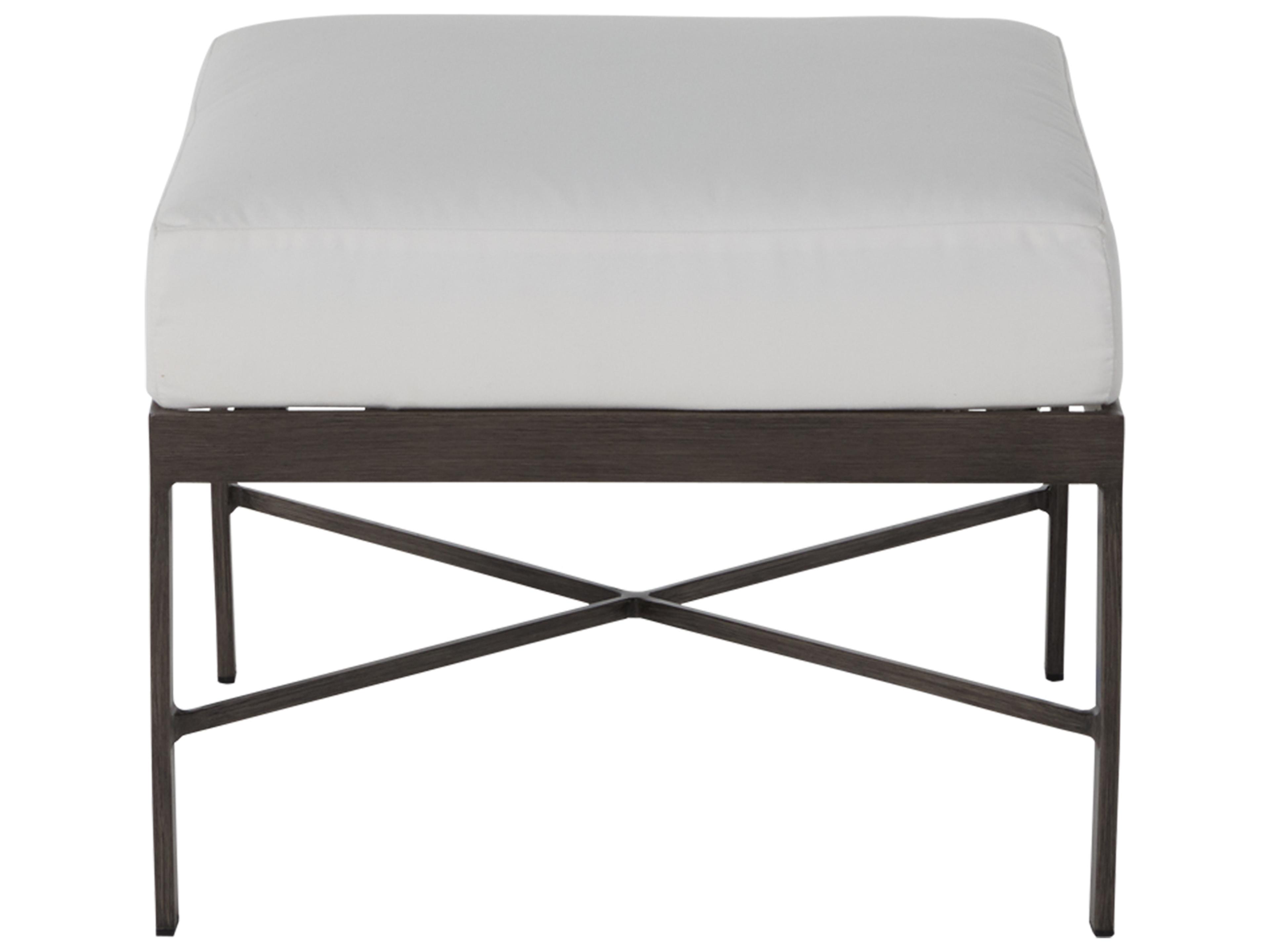Summer Classics Monaco Aluminum Outdoor Patio Ottoman