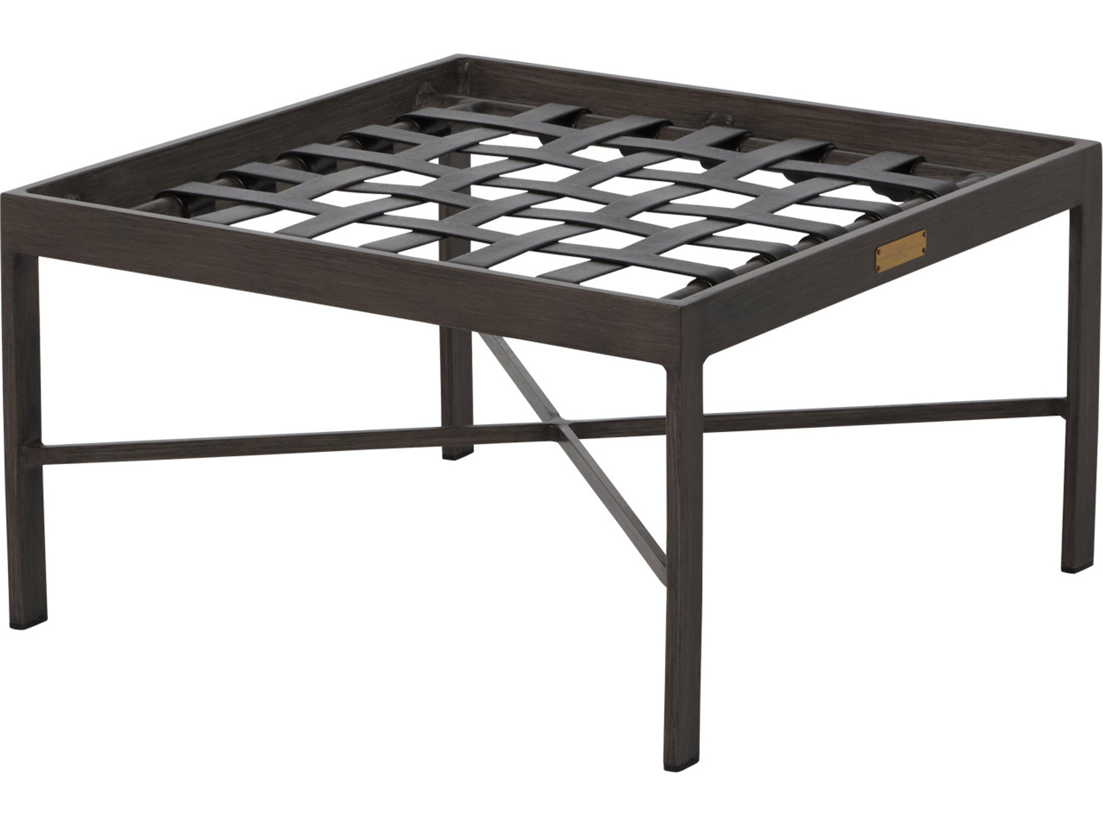 Summer Classics Monaco Aluminum Outdoor Patio Ottoman