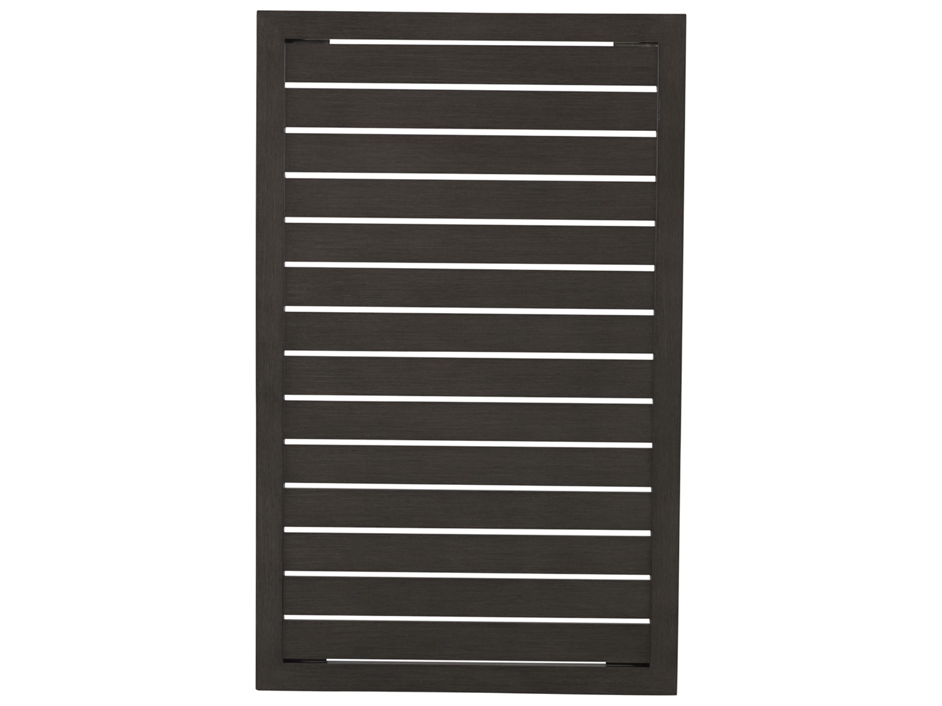 Summer Classics Brookside Aluminum Rectangular Patio Coffee Table