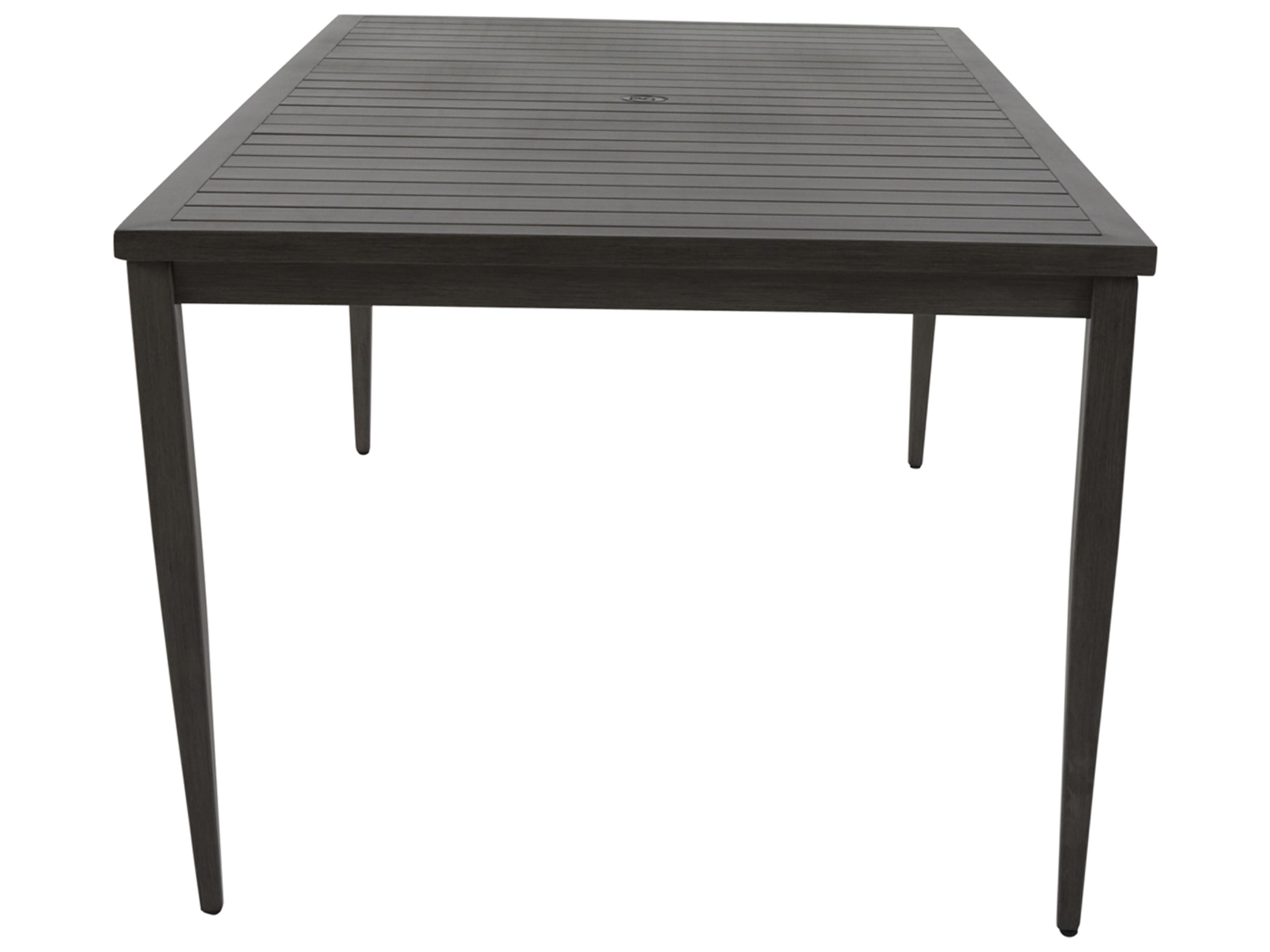 Summer Classics Brookside Aluminum Rectangular Patio Dining Table