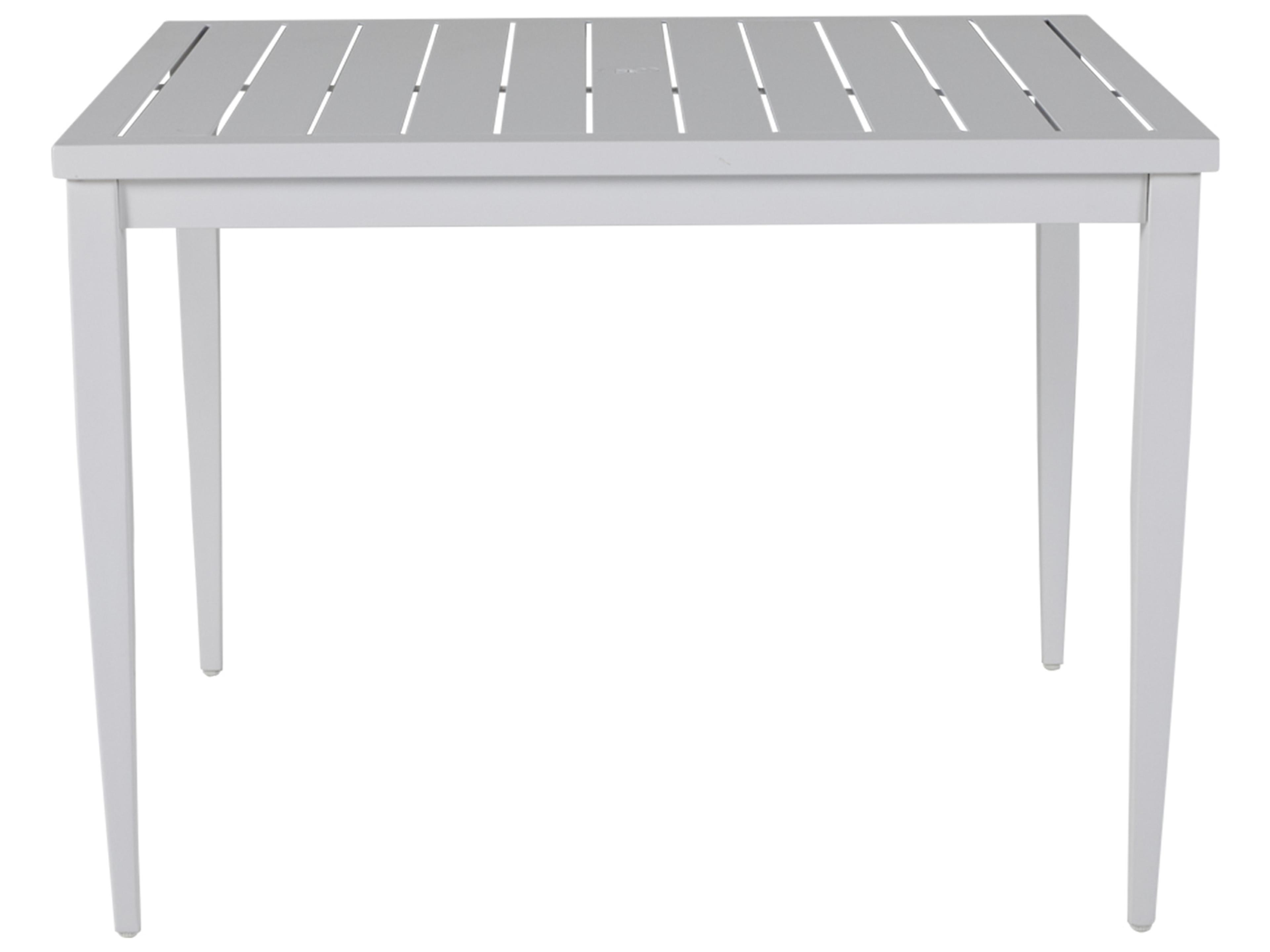 Summer Classics Brookside Aluminum Square Outdoor Dining Table