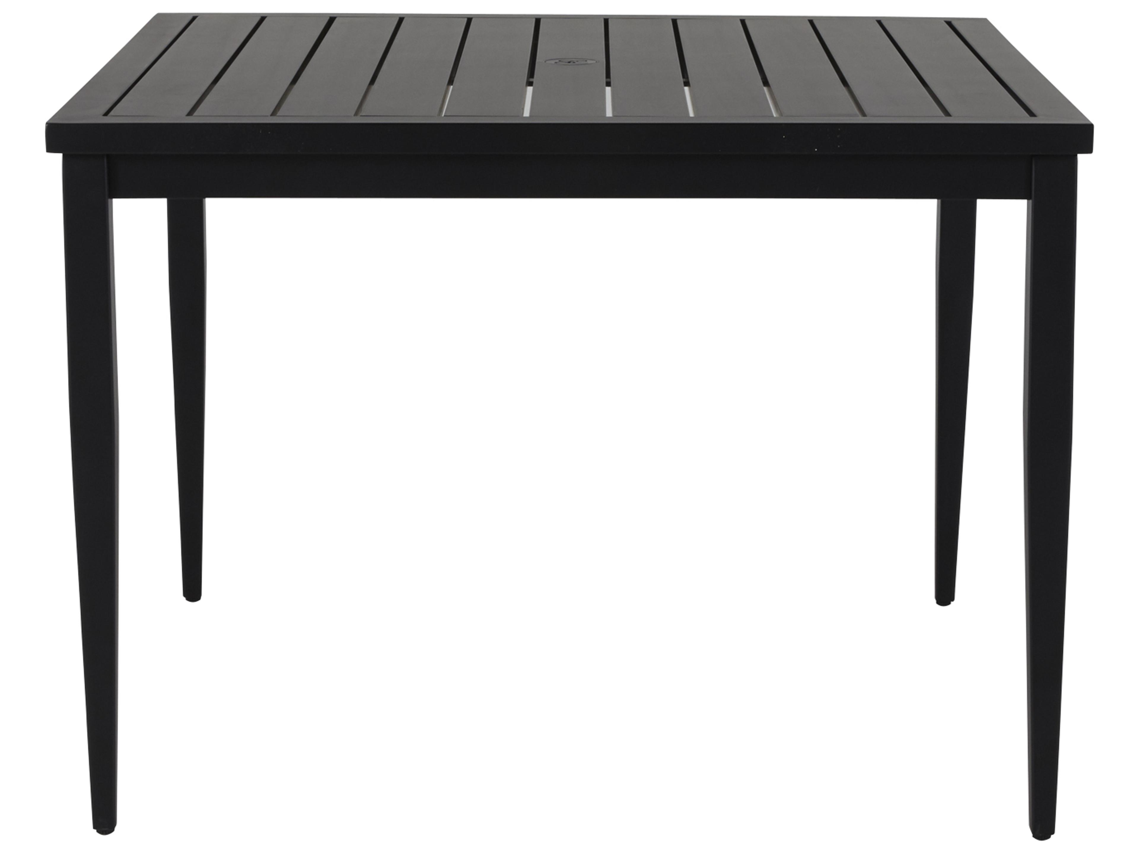 Summer Classics Brookside Aluminum Square Outdoor Dining Table