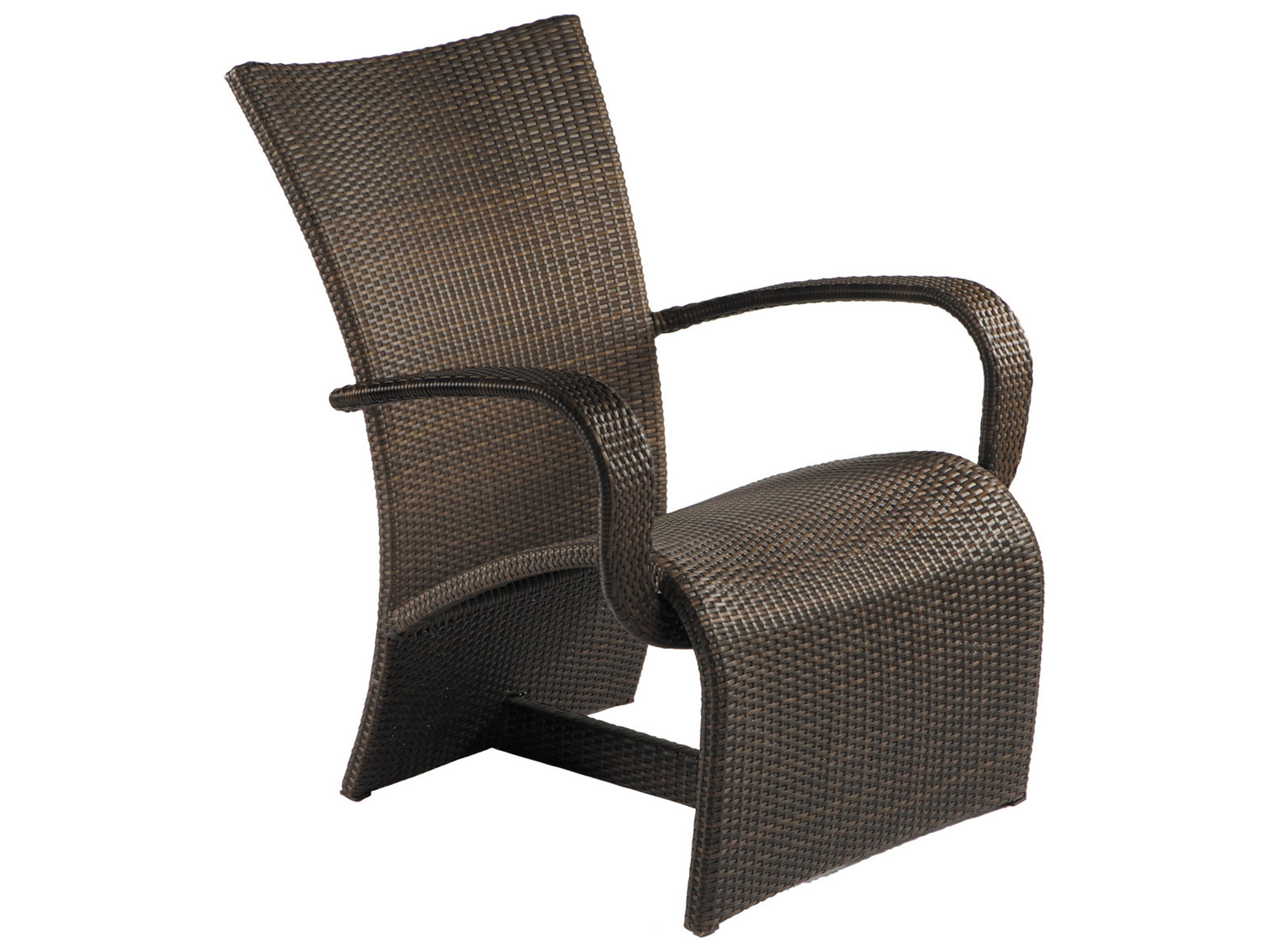 Halo Wicker Outdoor Lounge Chair Stackable