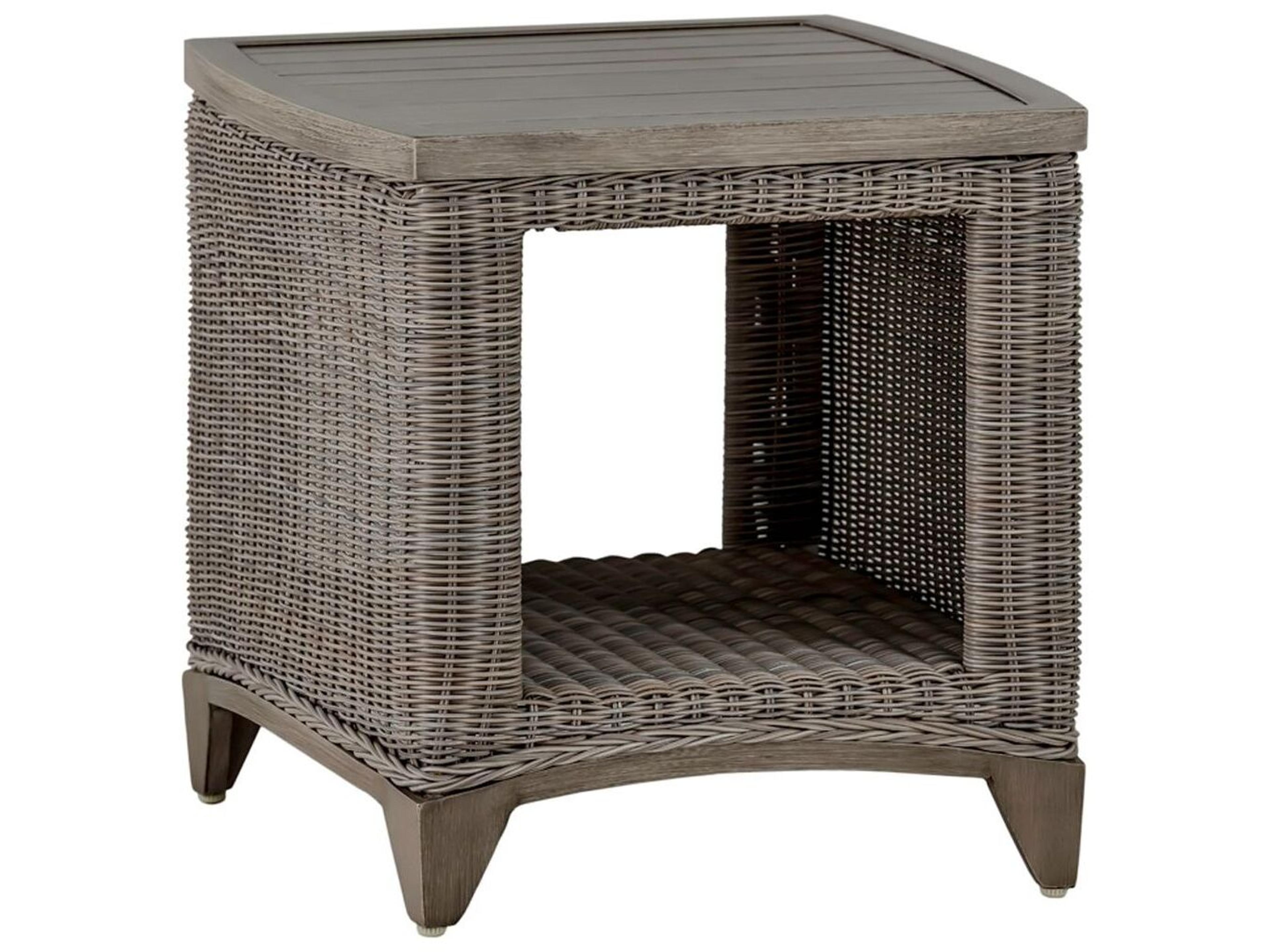Astoria Outdoor End Table Wicker Square