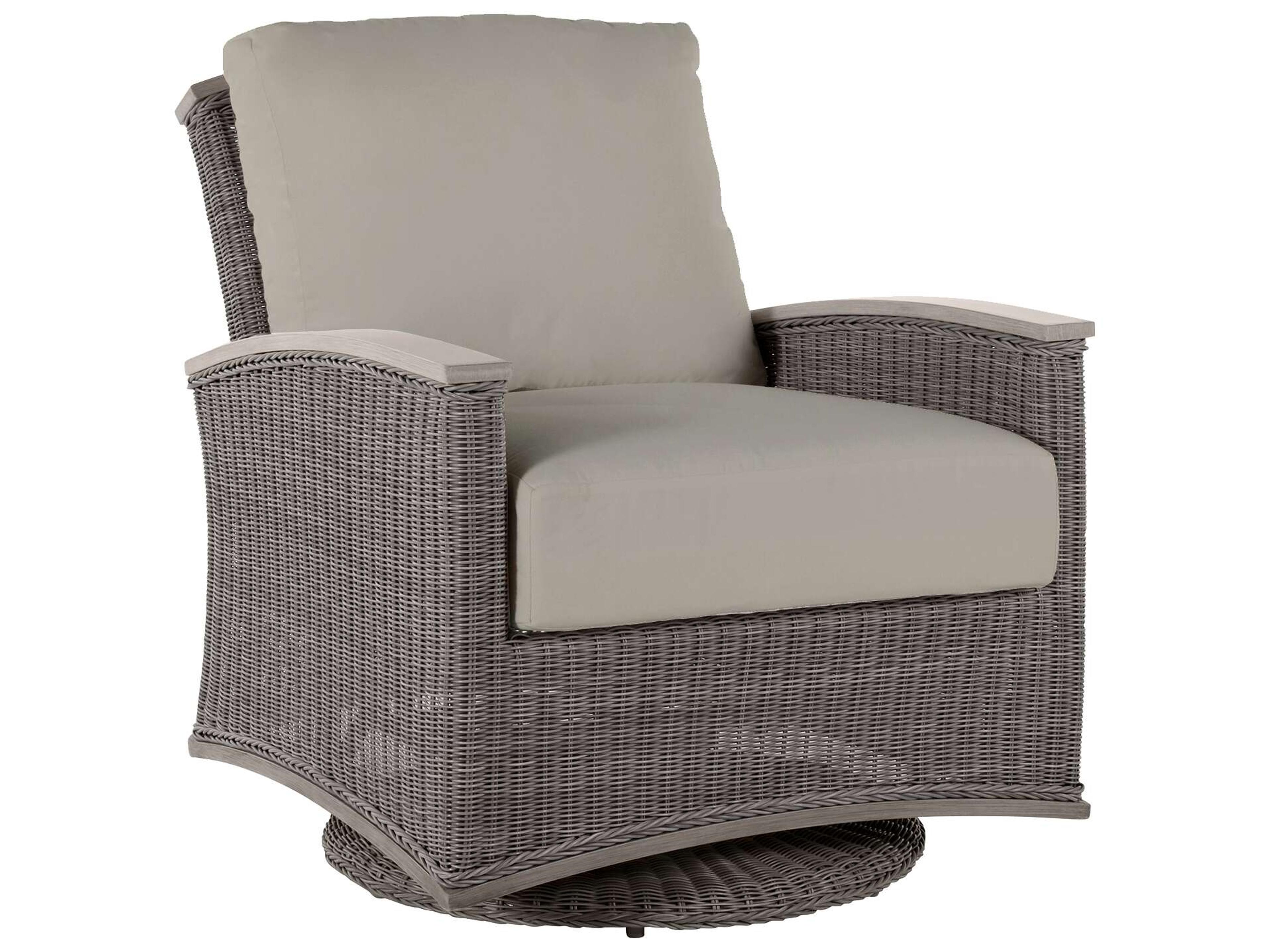 Astoria Quick Ship Wrought Aluminum Cushion Lounge Chair