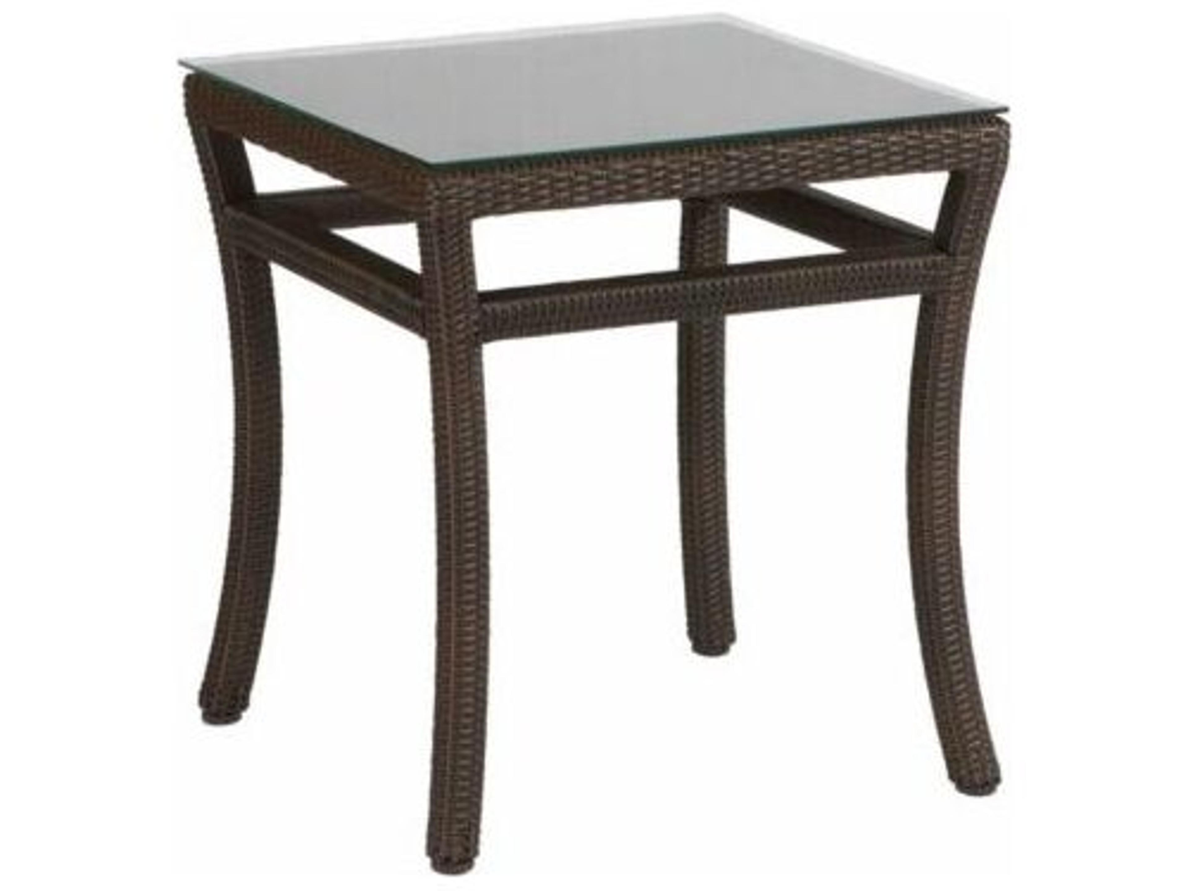 Summer Classics Club Woven Square Outdoor End Table