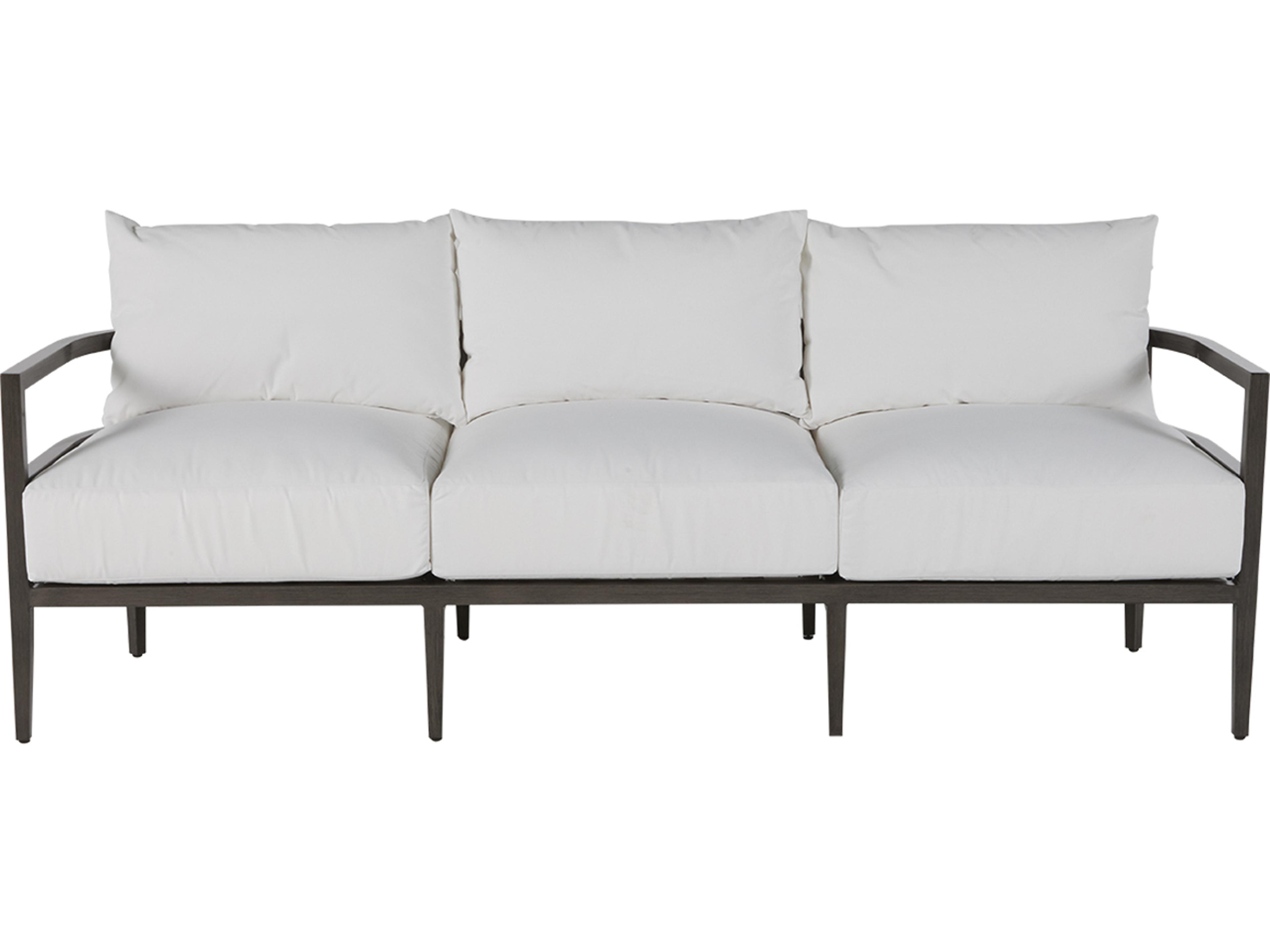 Summer Classics Santa Barbara Aluminum Slate Grey Outdoor Sofa