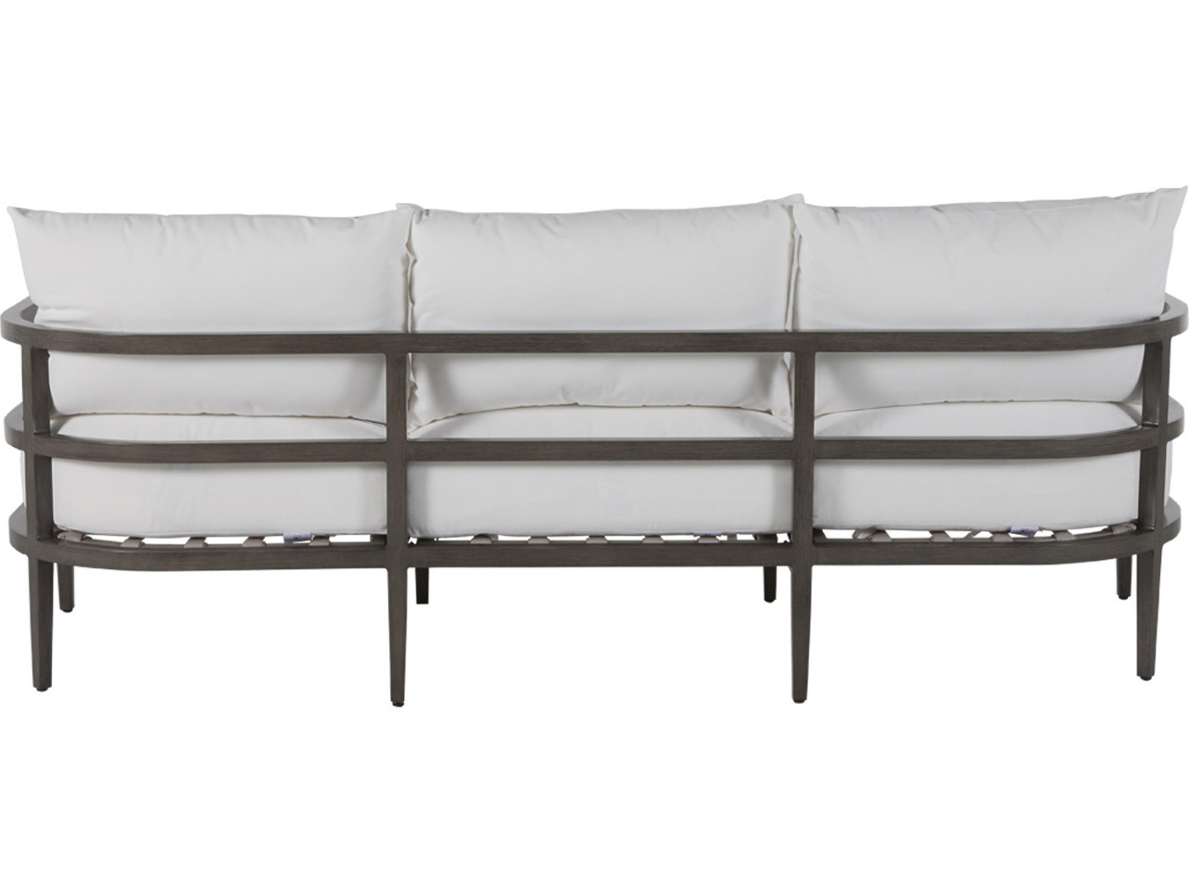 Summer Classics Santa Barbara Aluminum Slate Grey Outdoor Sofa