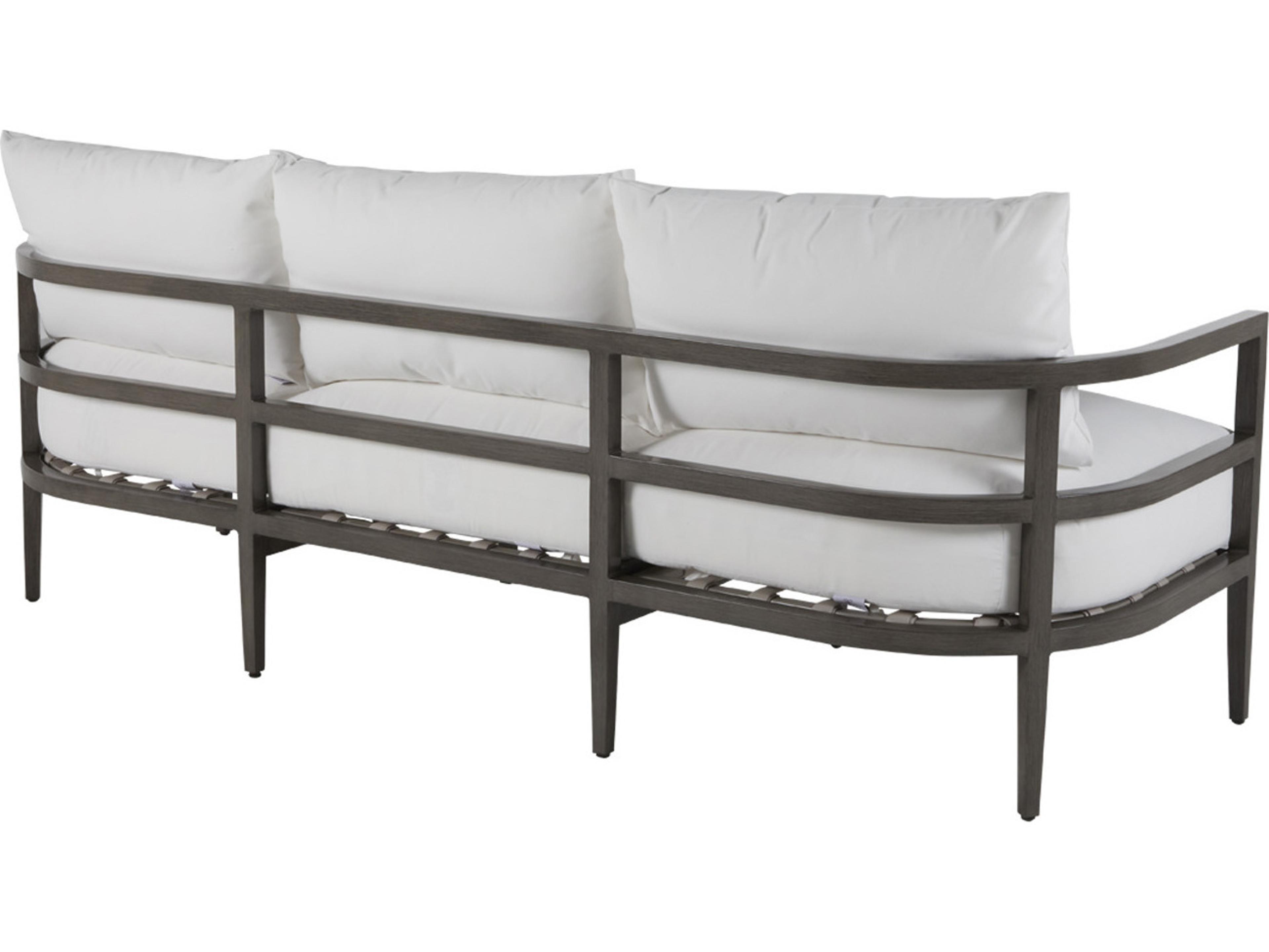 Summer Classics Santa Barbara Aluminum Slate Grey Outdoor Sofa
