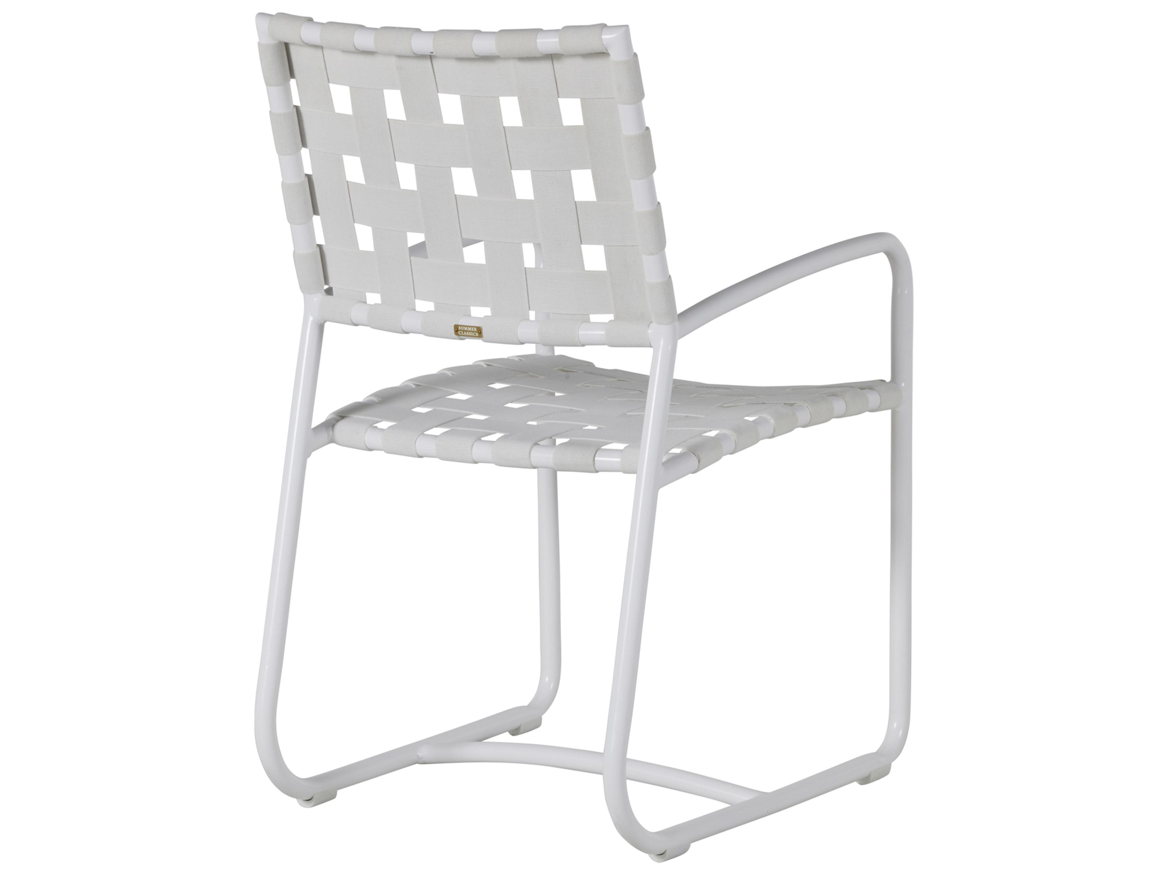 Summer Classics Catalina Aluminum Patio Dining Arm Chair