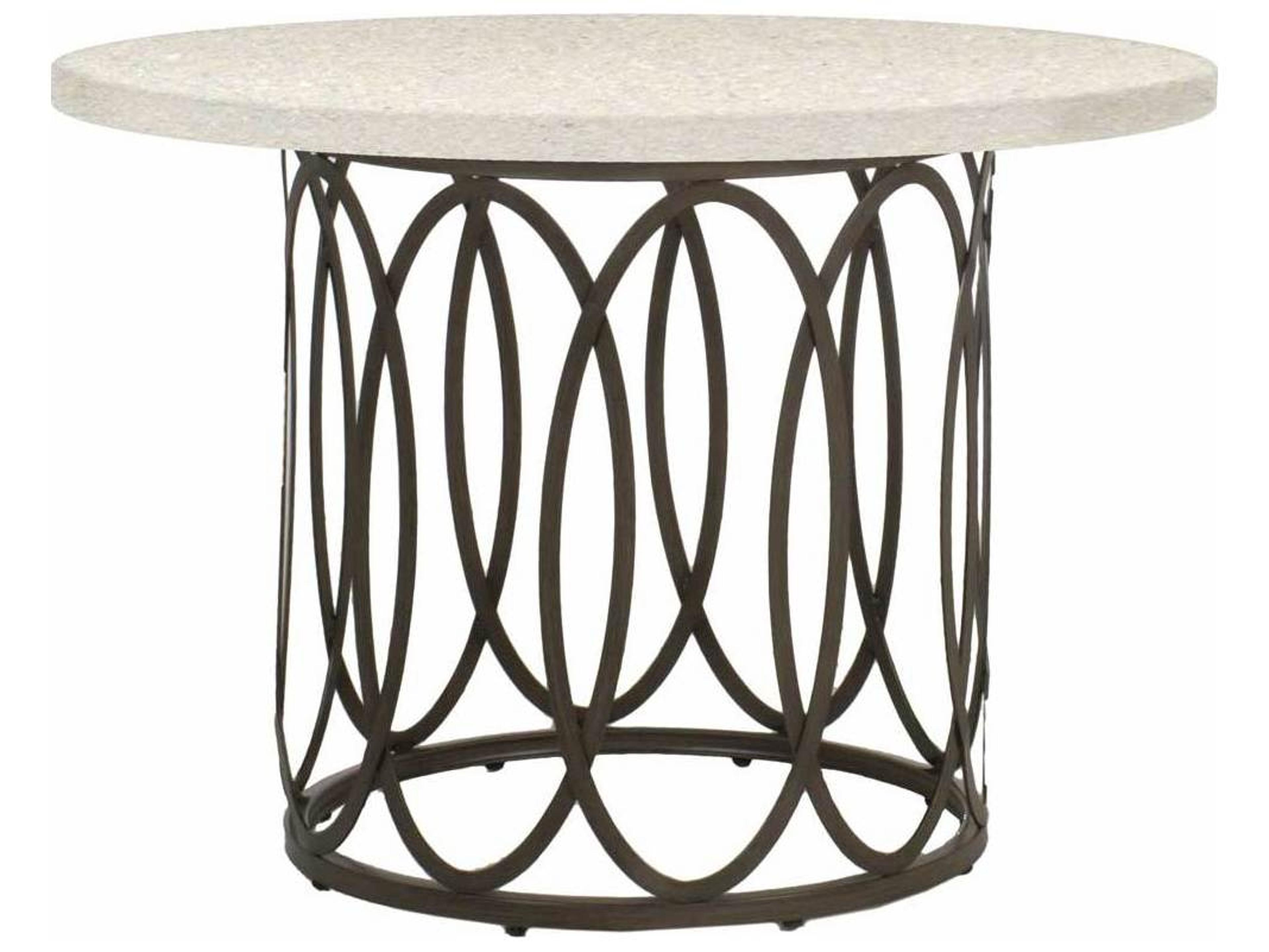 Summer Classics Ella Aluminum Slate Grey Dining Table Base