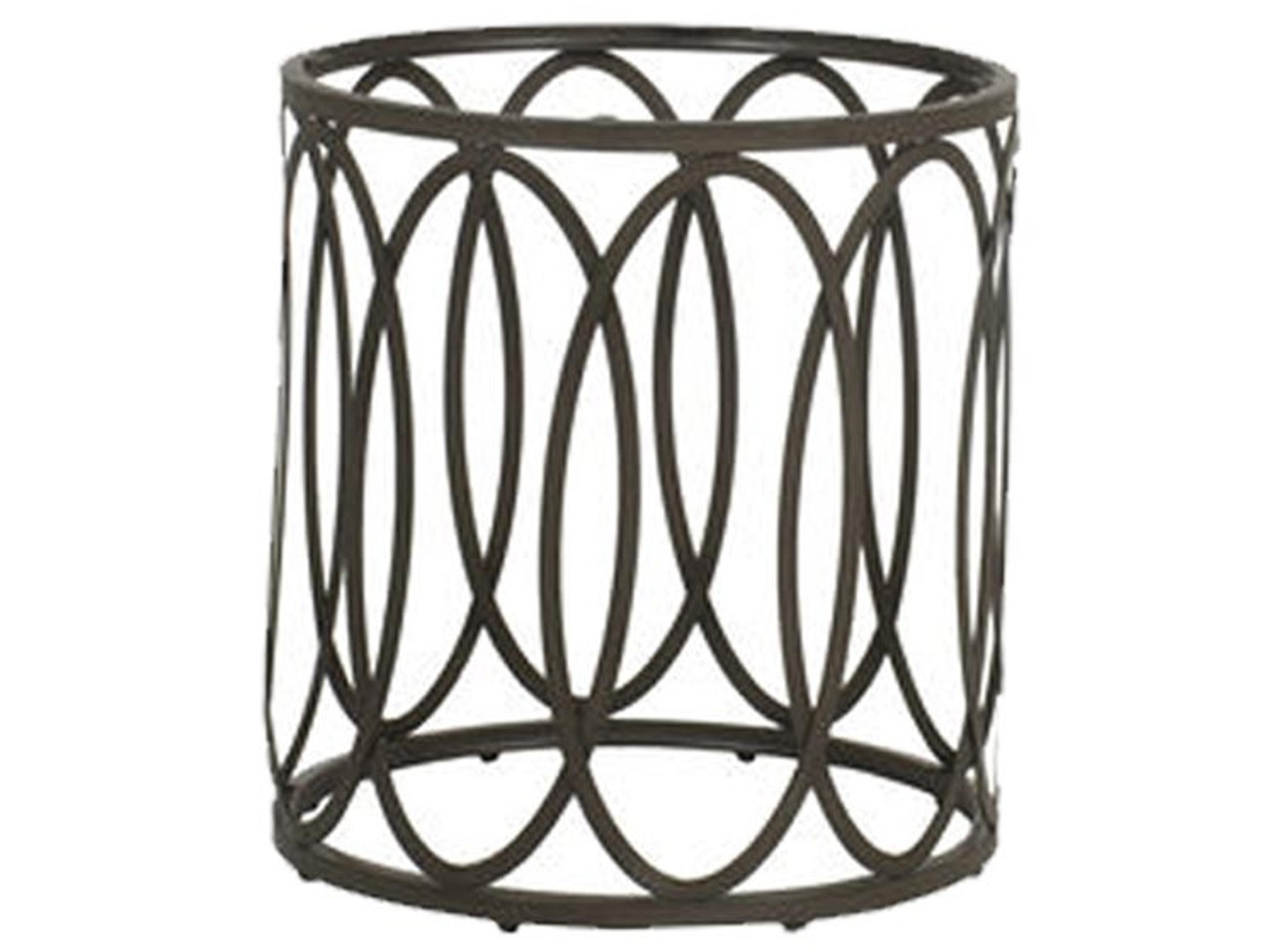 Ella Aluminum Slate Grey Dining Table Base