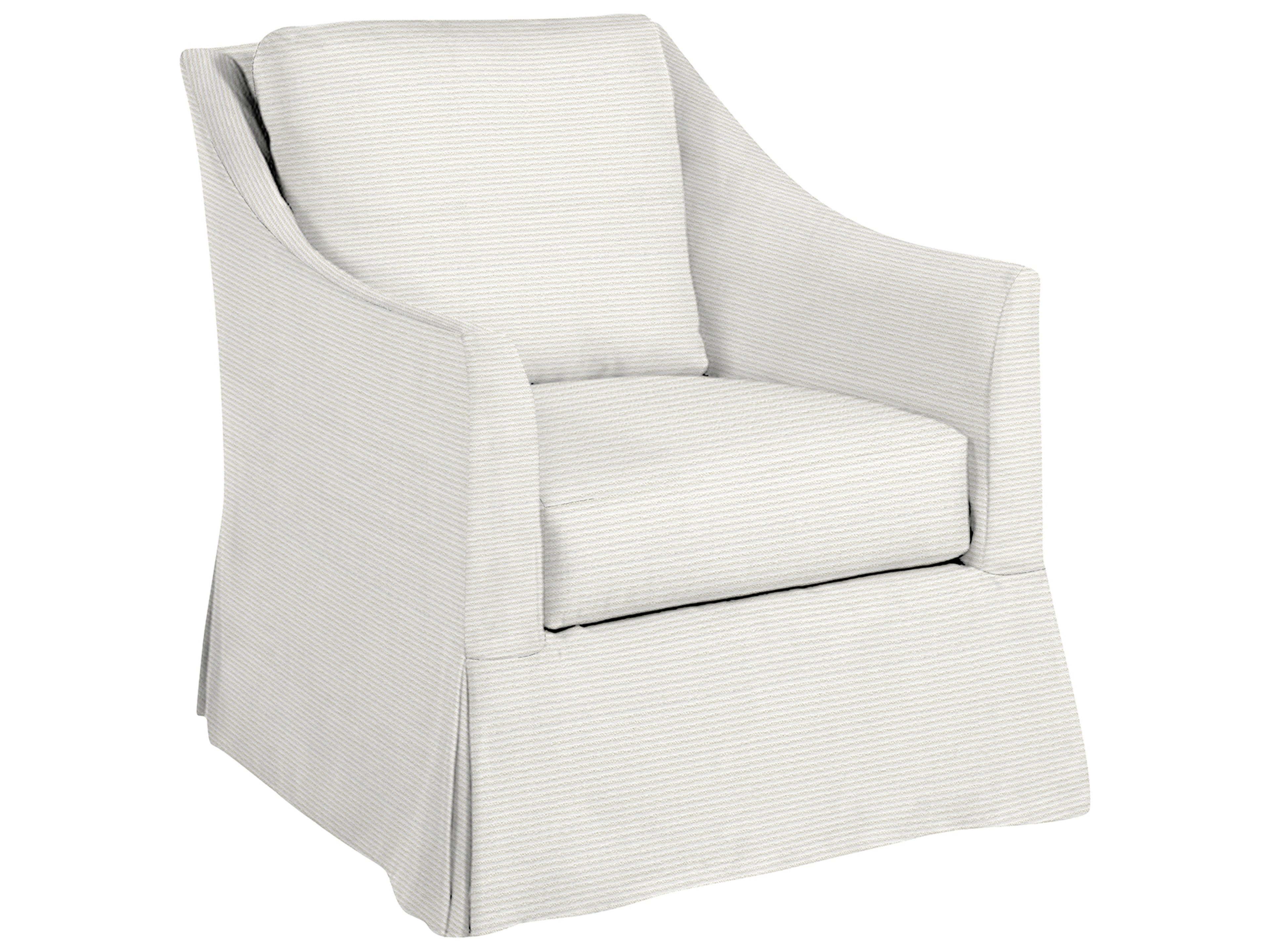 Baldwin Outdoor Swivel Lounge Chair in Washboard Snow