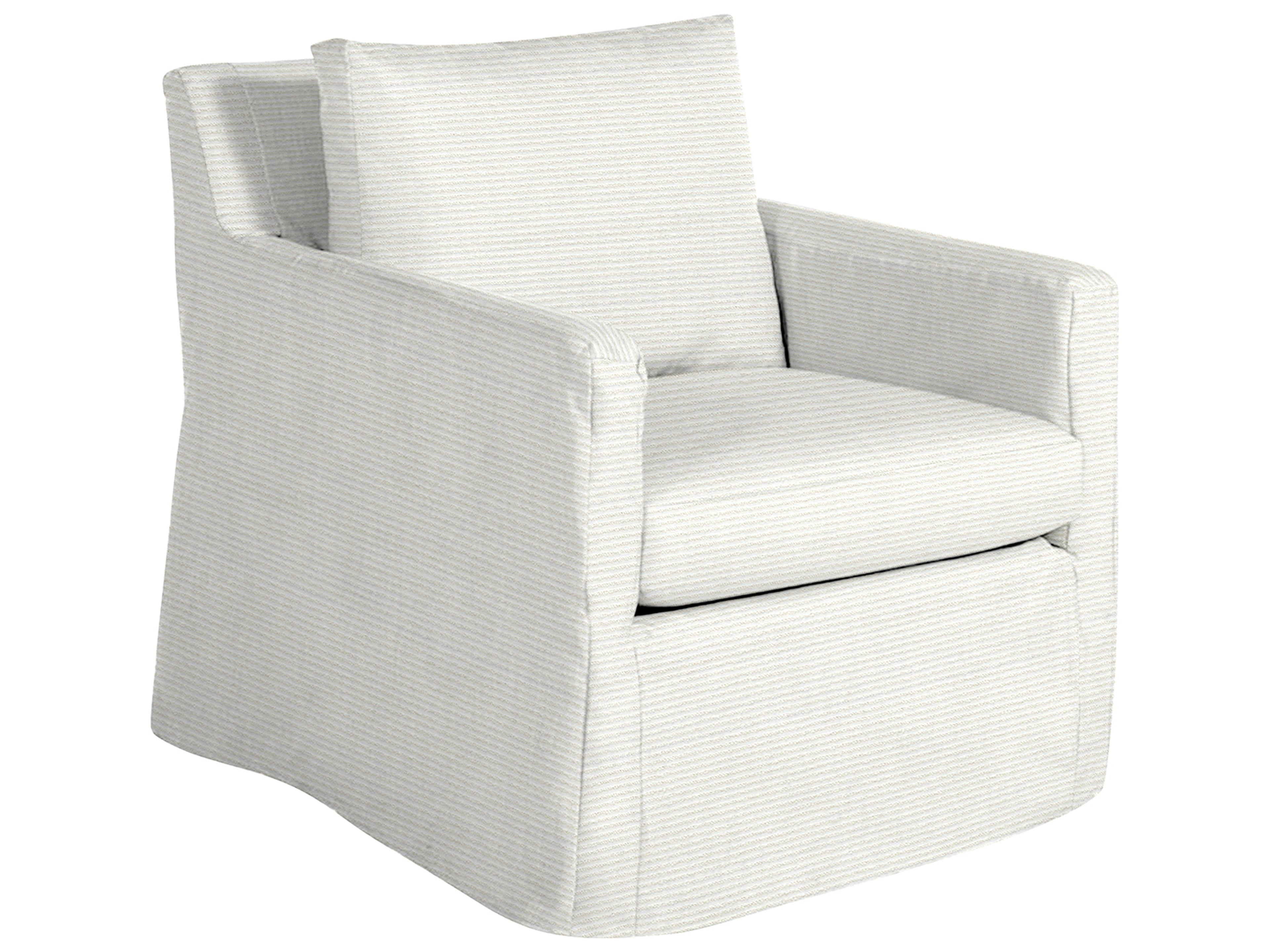Nora Outdoor Swivel Lounge Chair in Washboard Snow