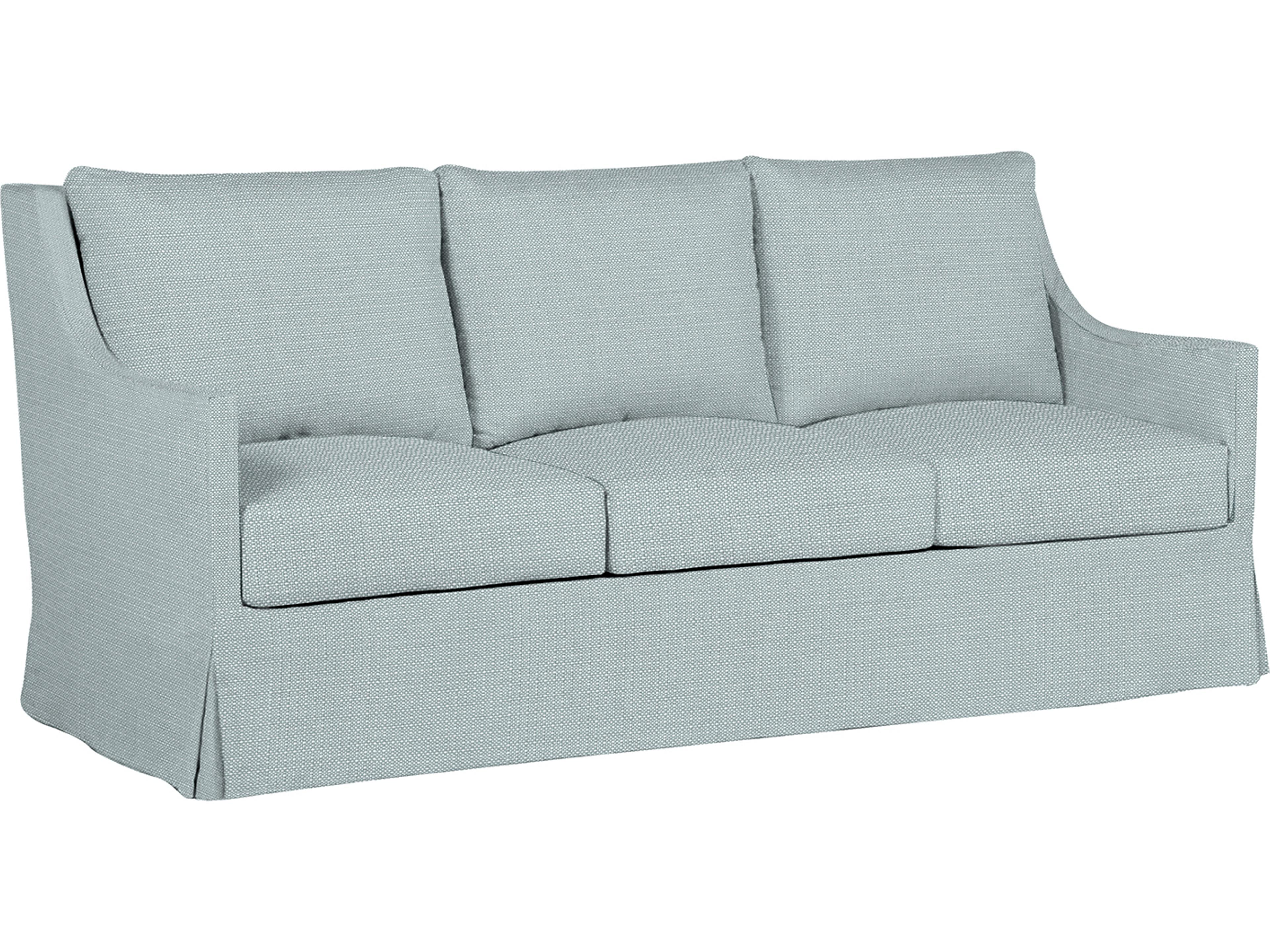 Shelby Outdoor Sofa in Grid Cloth Indigo