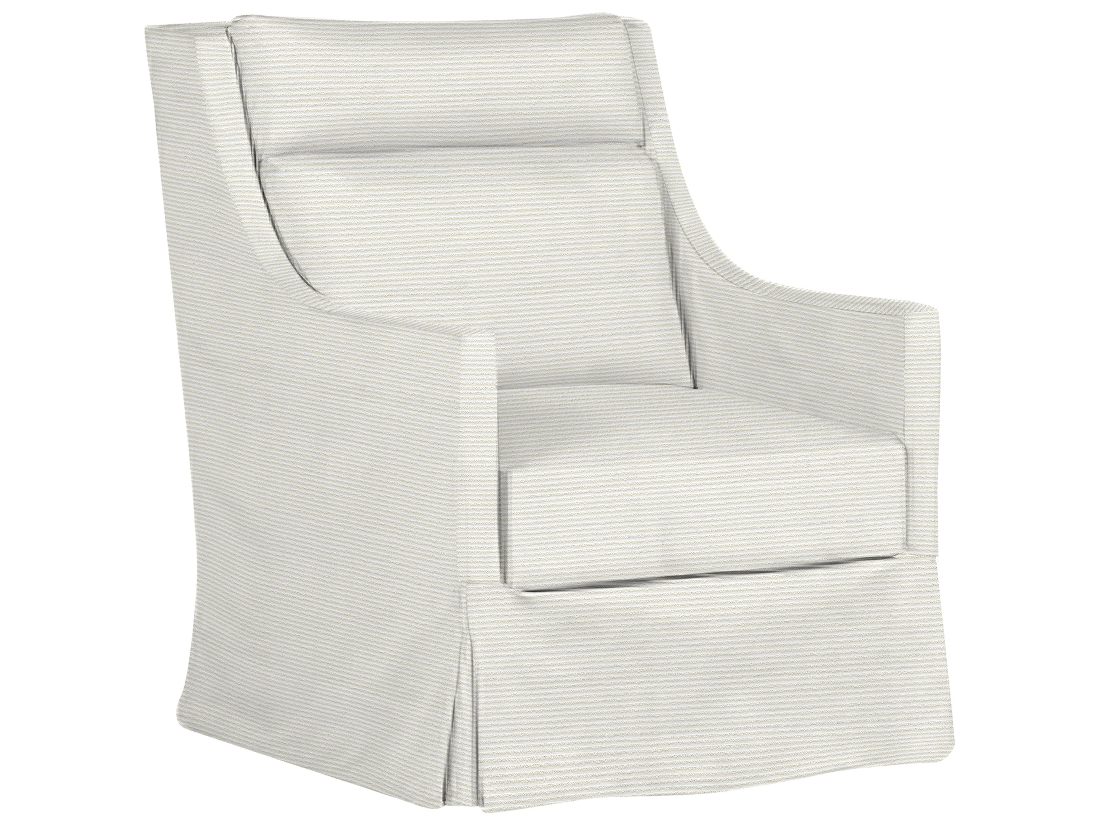 Shelby Outdoor Swivel Lounge Chair in Washboard Snow