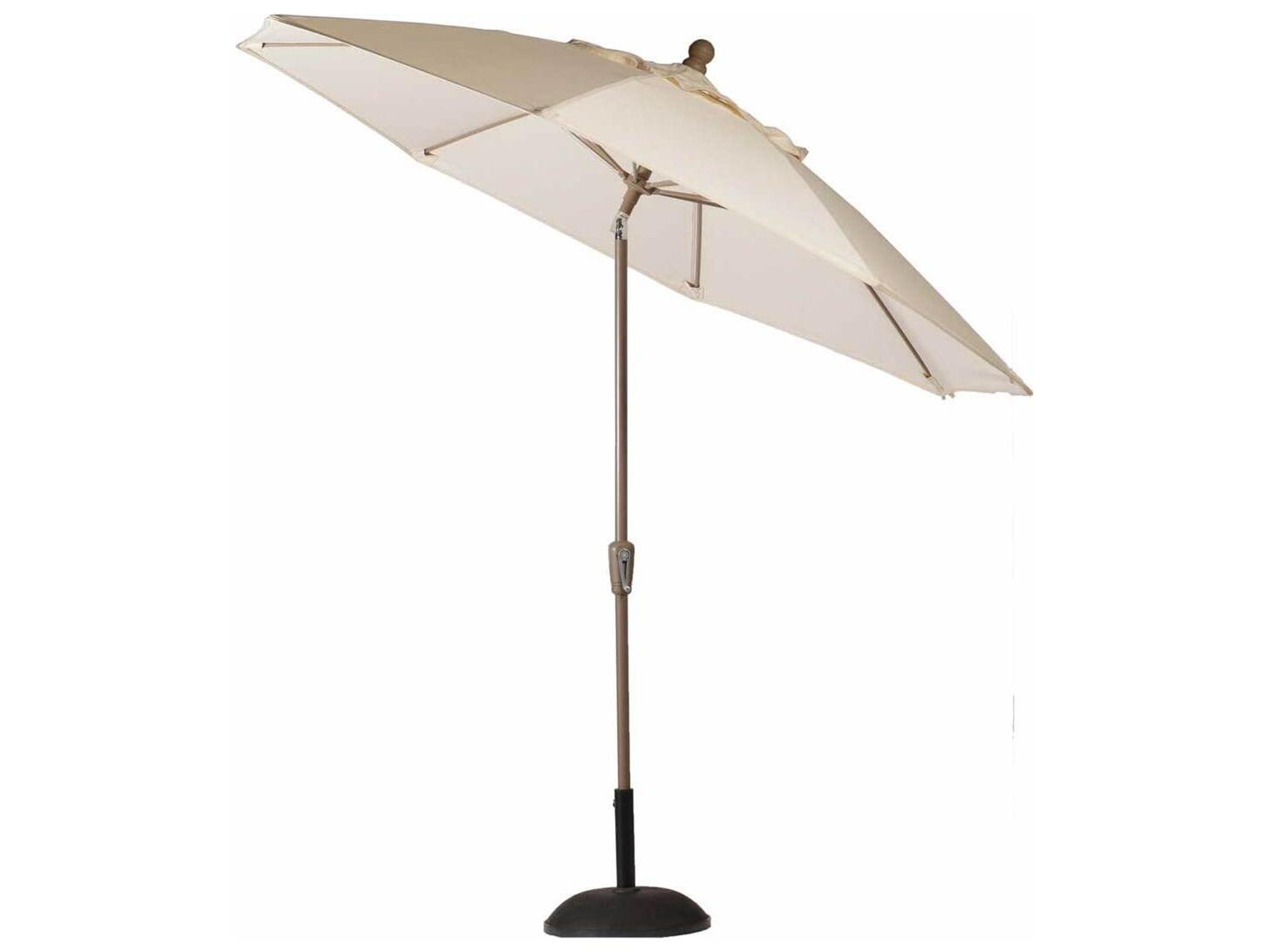 Market Aluminum 9 Foot Crank Auto Tilt Outdoor Umbrella